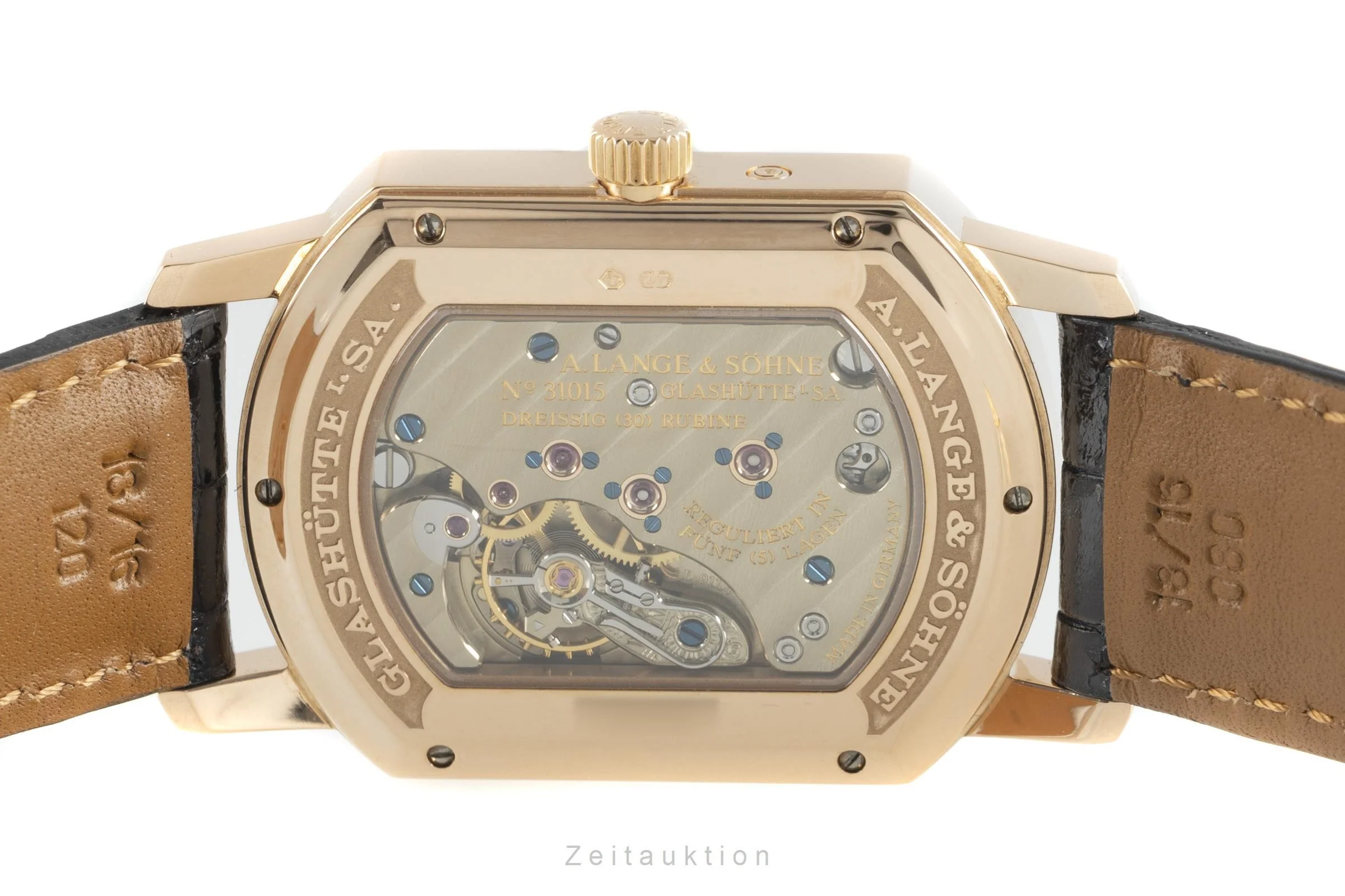 A. Lange & Söhne Arkade 18 ct red gold manual winding men's watch 106.032 LP: 27800EUR  [2109590] - Image 9