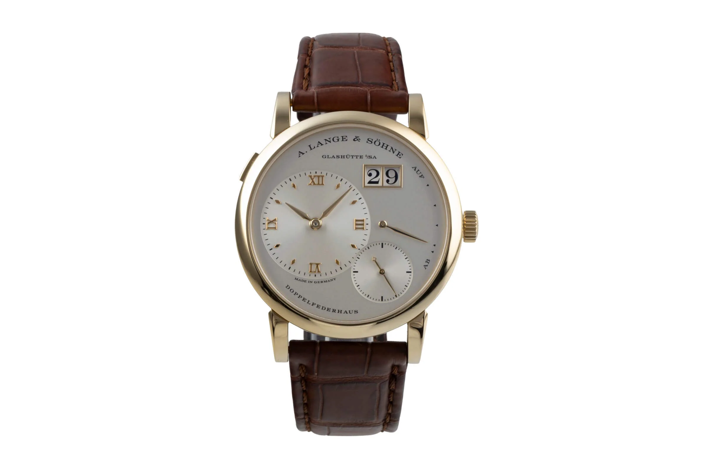 A. Lange & Söhne Lange 1 18 ct gold manual winding men's watch 191.021  [2501550] - Image 5