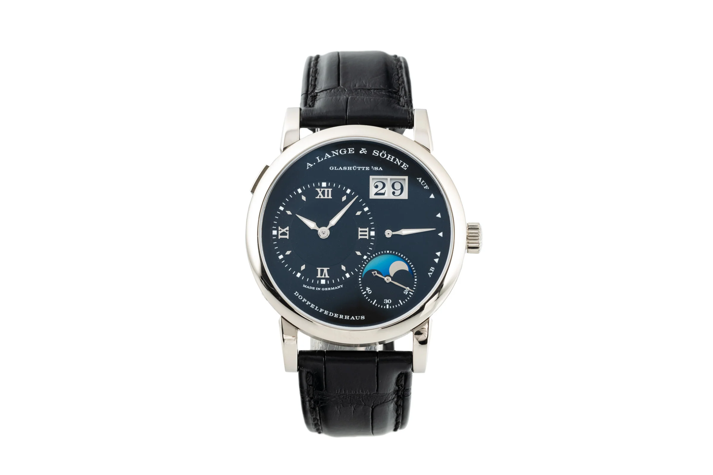 A. Lange & Söhne Lange 1 18 ct white gold manual winding men's watch 192.029 LP: 43900EUR  [2111147] - Image 4