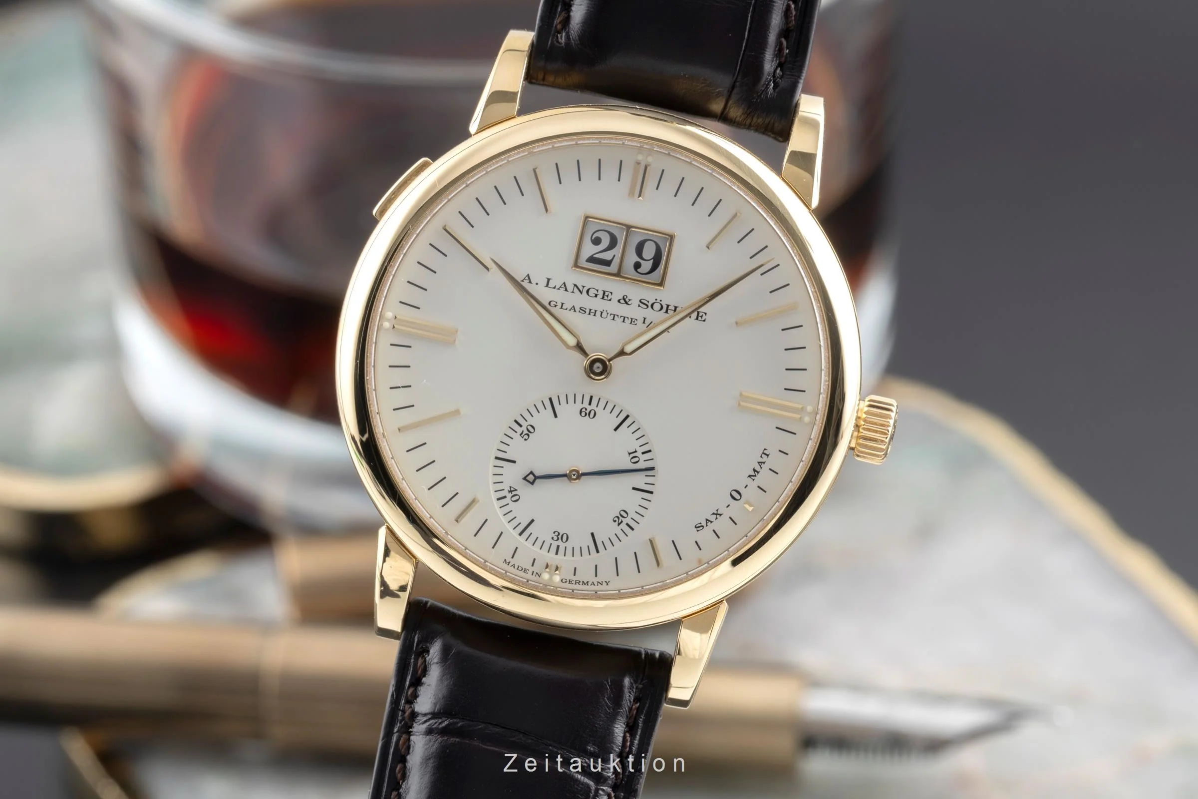 A. Lange & Söhne Langematik 18 ct gold automatic men's watch 308.021F  [2504299] - Image 2