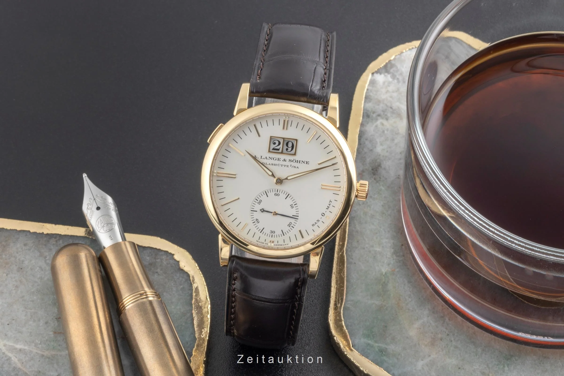 A. Lange & Söhne Langematik 18 ct gold automatic men's watch 308.021F  [2504299] - Image 4