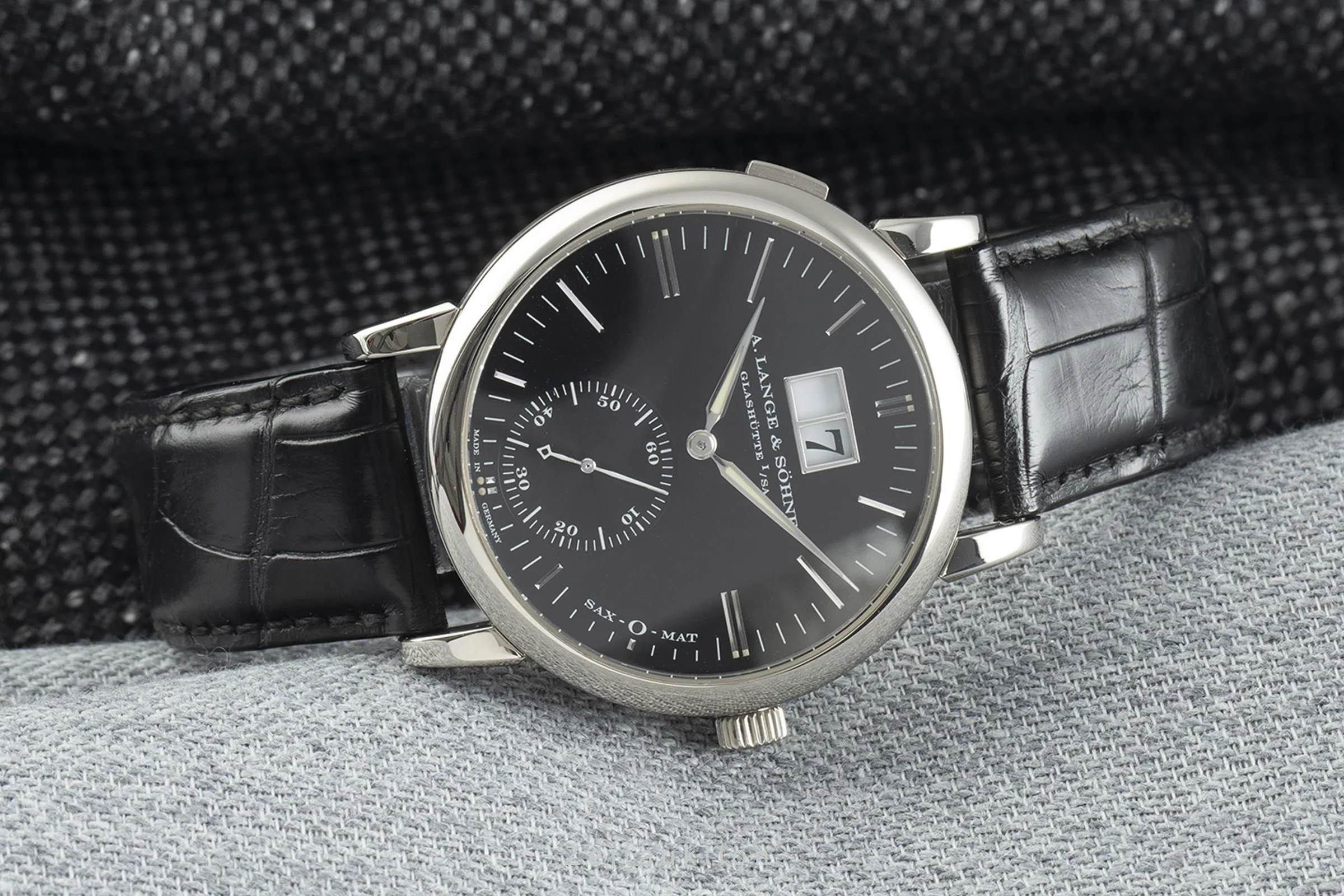 A. Lange & Söhne Langematik 18 ct white gold automatic men's watch 308.027 LP: 27800EUR  [2109103] - Image 2