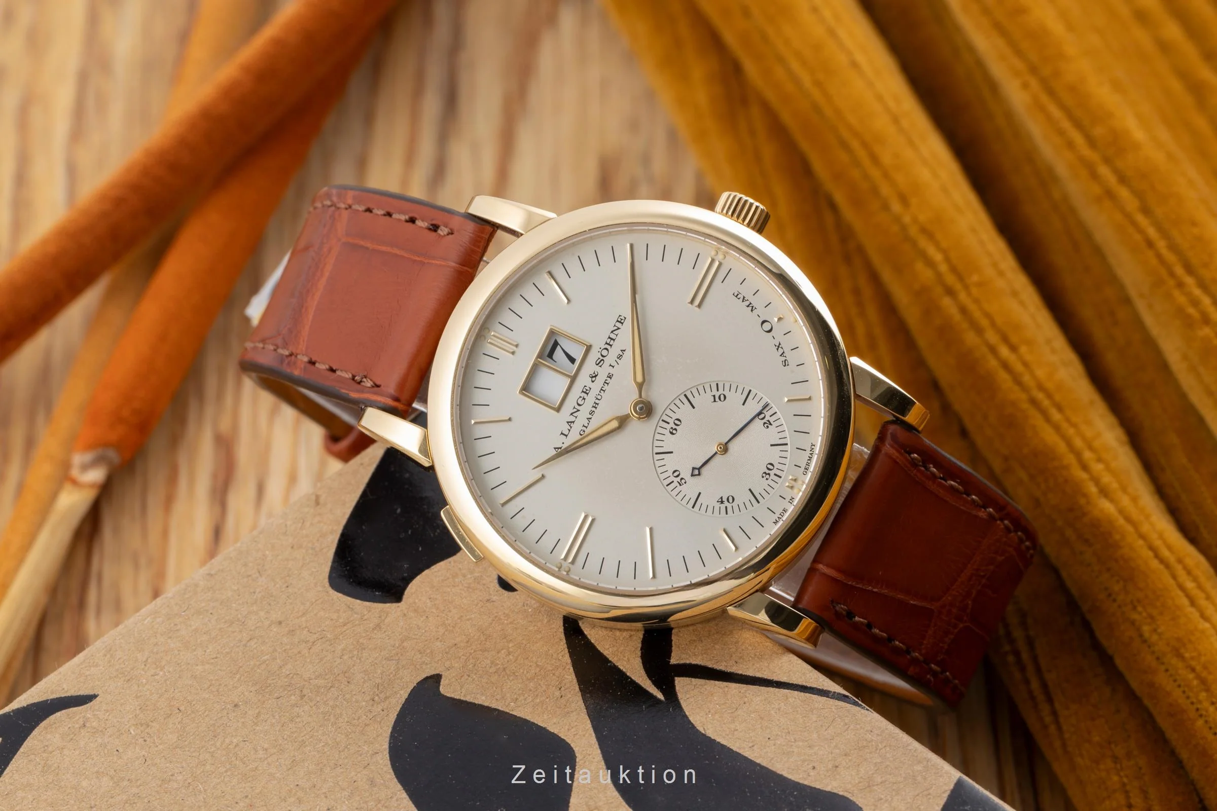A. Lange & Söhne SAX-O-MAT 18 ct gold automatic men's watch 308.021  [2503206] - Image 3