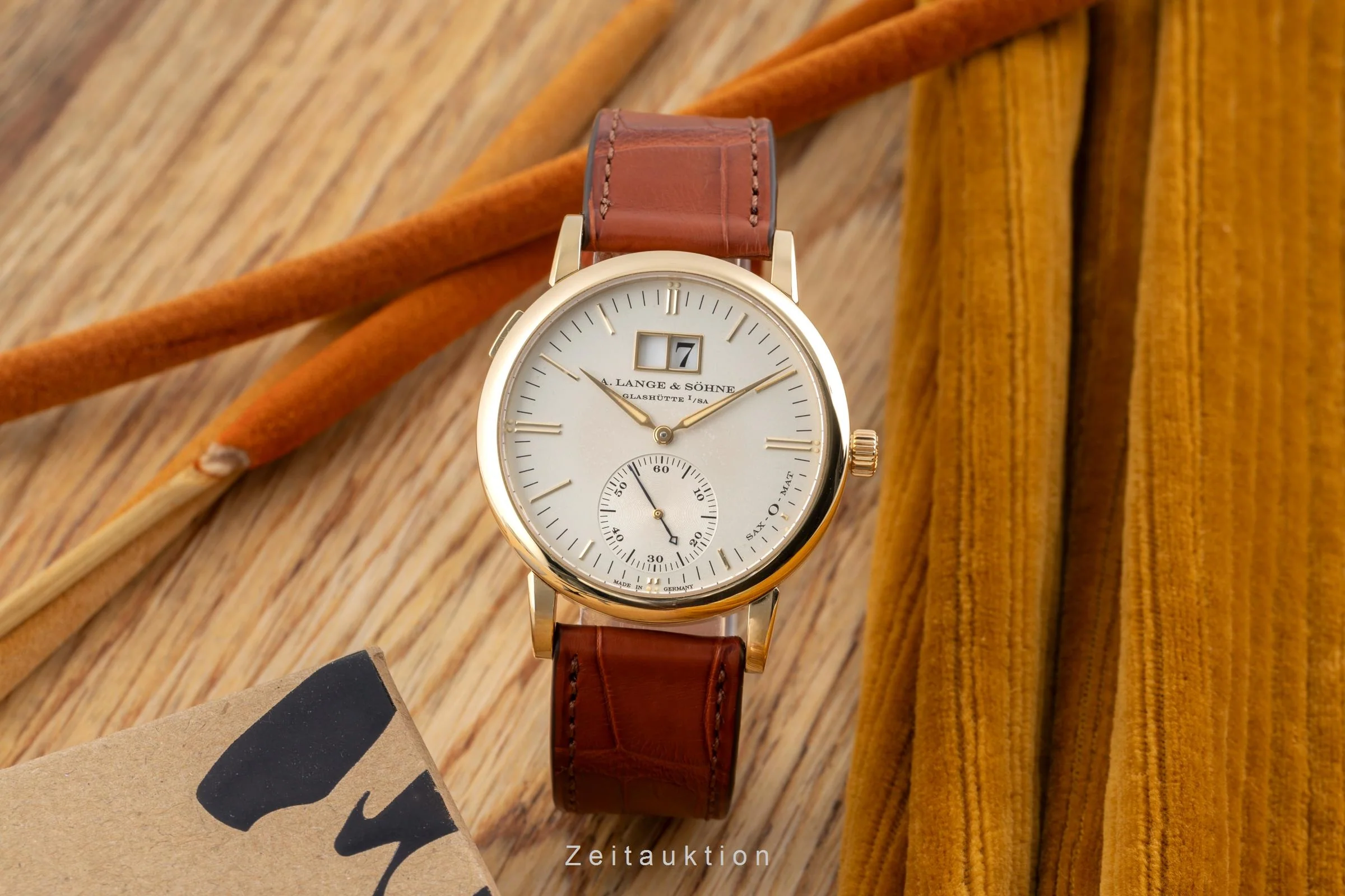 A. Lange & Söhne SAX-O-MAT 18 ct gold automatic men's watch 308.021  [2503206] - Image 4