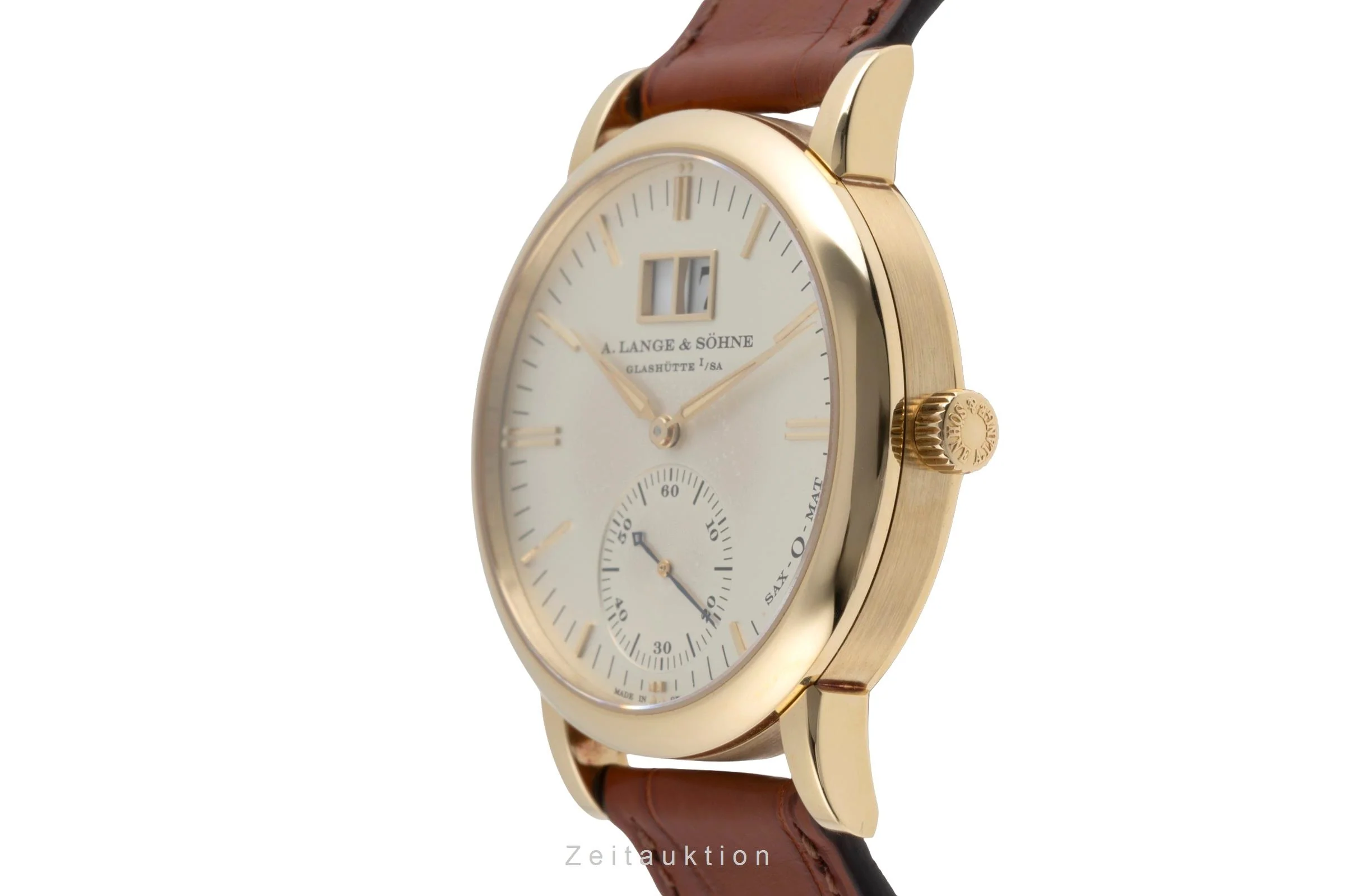 A. Lange & Söhne SAX-O-MAT 18 ct gold automatic men's watch 308.021  [2503206] - Image 7