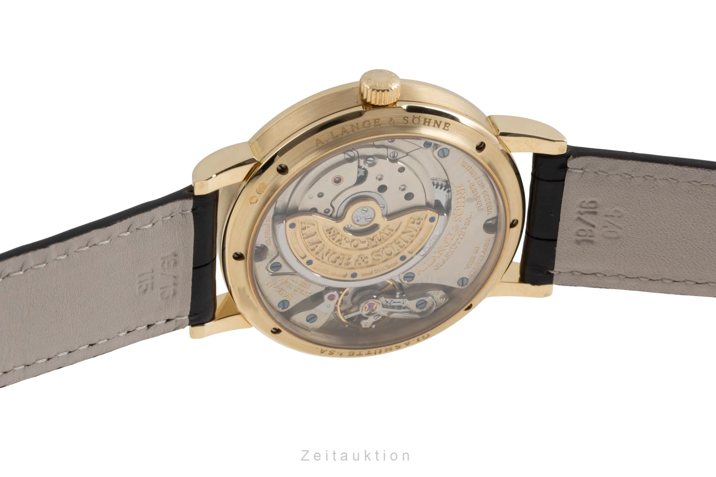 A. Lange & Söhne SAX-O-MAT 18 ct gold automatic men's watch 308.021  [2505086] - Image 11