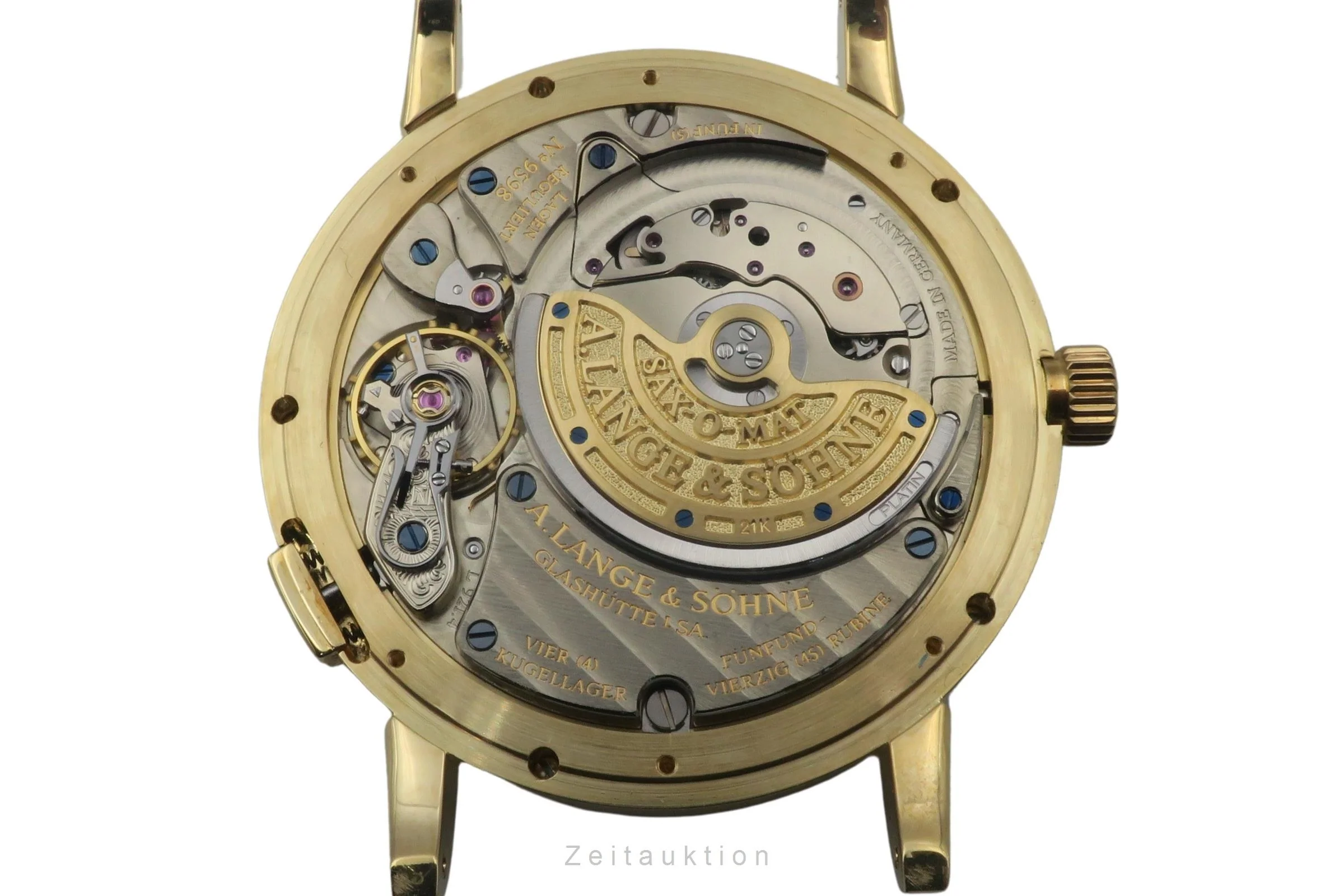 A. Lange & Söhne SAX-O-MAT 18 ct gold automatic men's watch 308.021  [2505086] - Image 15