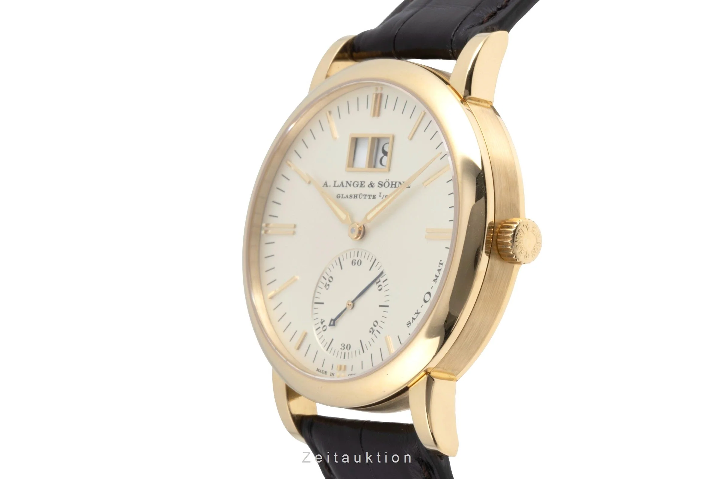 A. Lange & Söhne SAX-O-MAT 18 ct gold automatic men's watch 308.021  [2505086] - Image 7