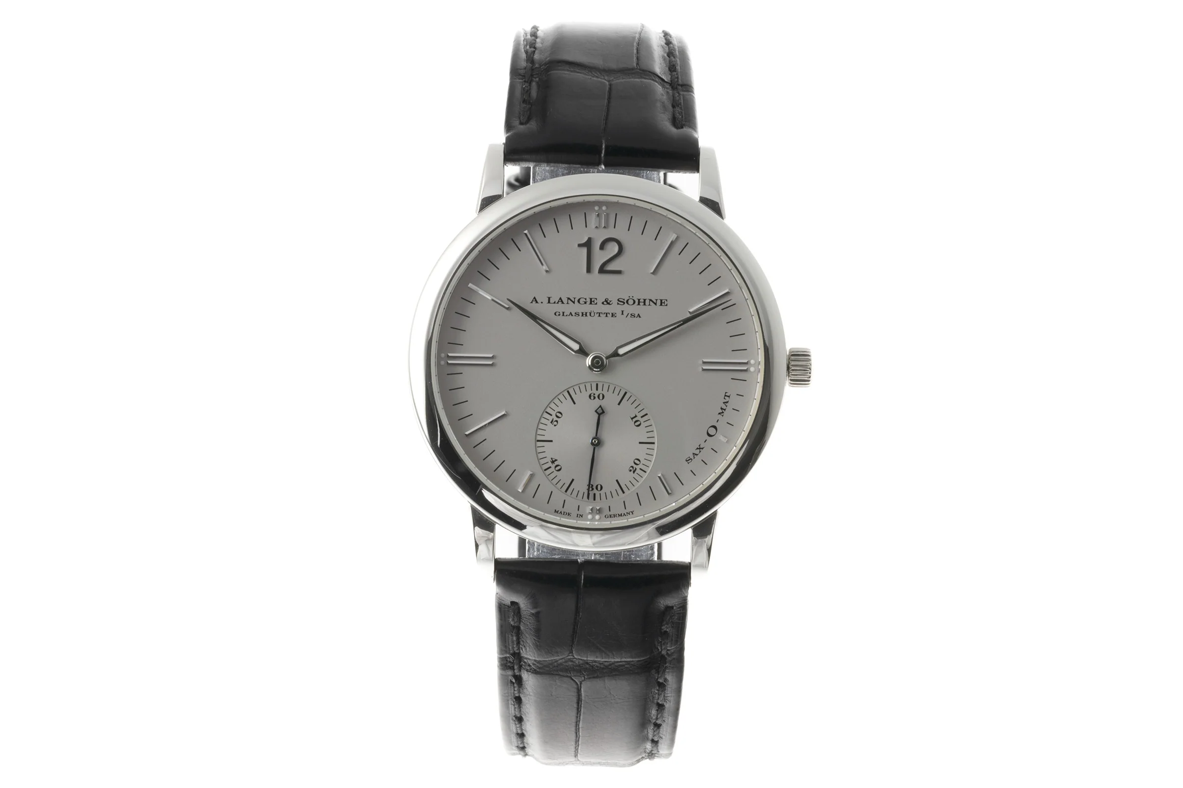 A. Lange & Söhne SAX-O-MAT platinium automatic men's watch 301.025  [2206578] - Image 4