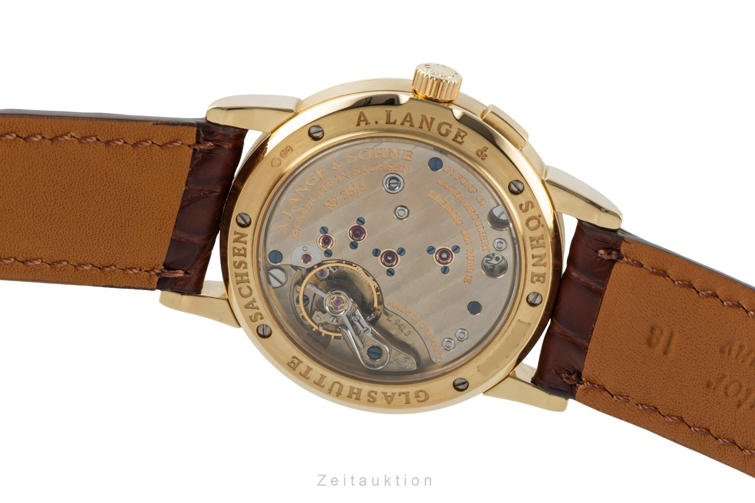 A. Lange & Söhne Saxonia 18 ct gold manual winding men's watch 105.021  [2600472] - Image 11