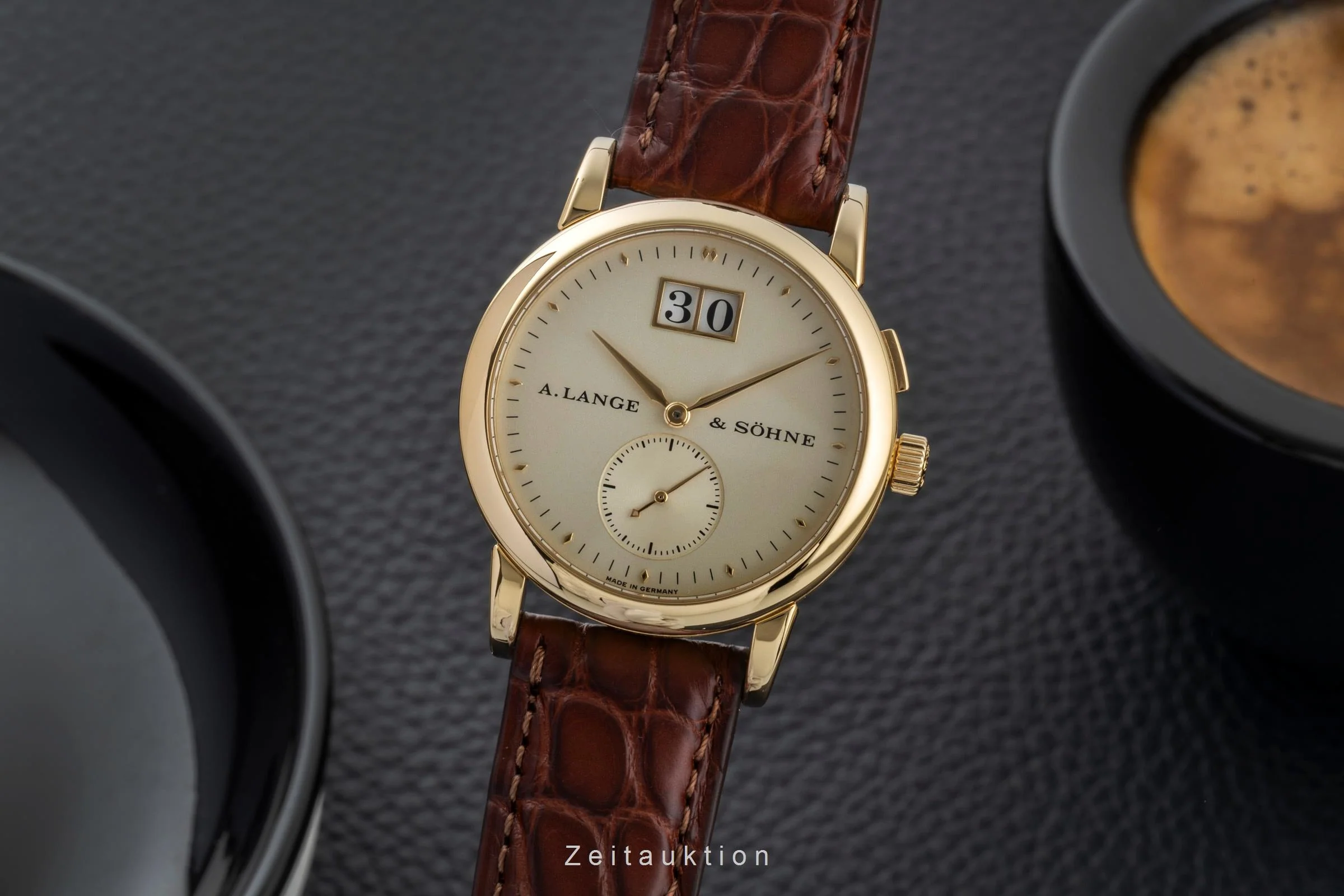 A. Lange & Söhne Saxonia 18 ct gold manual winding men's watch 105.021  [2600472] - Image 2