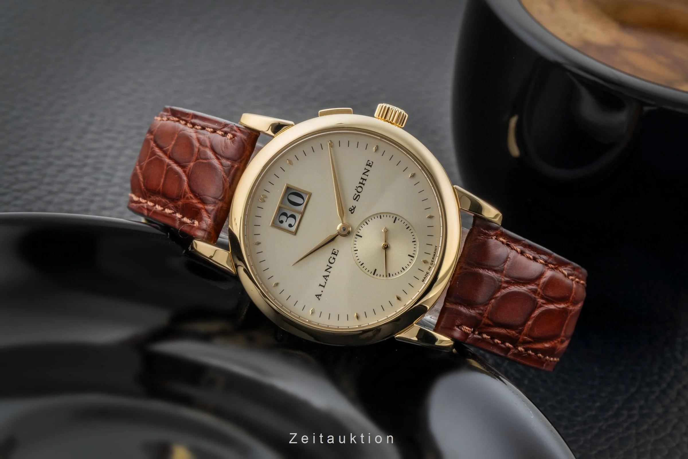 A. Lange & Söhne Saxonia 18 ct gold manual winding men's watch 105.021  [2600472] - Image 3