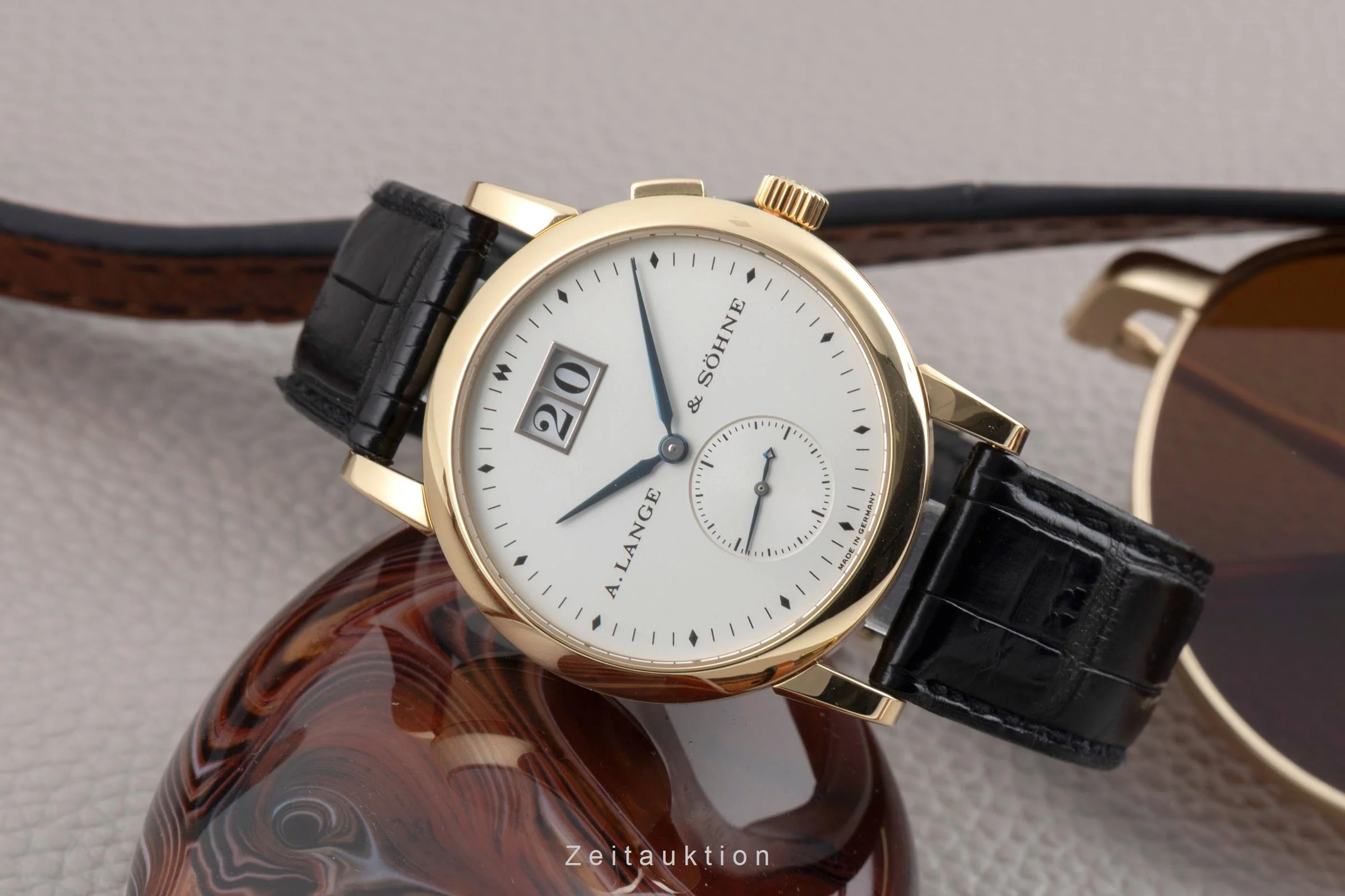 A. Lange & Söhne Saxonia 18 ct gold manual winding men's watch 105.022  [2600115] - Image 3