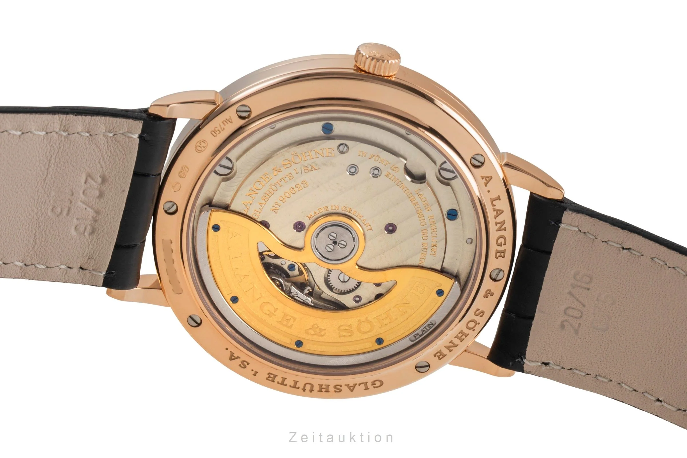 A. Lange & Söhne Saxonia 18 ct red gold automatic men's watch 380.032  [2504221] - Image 12