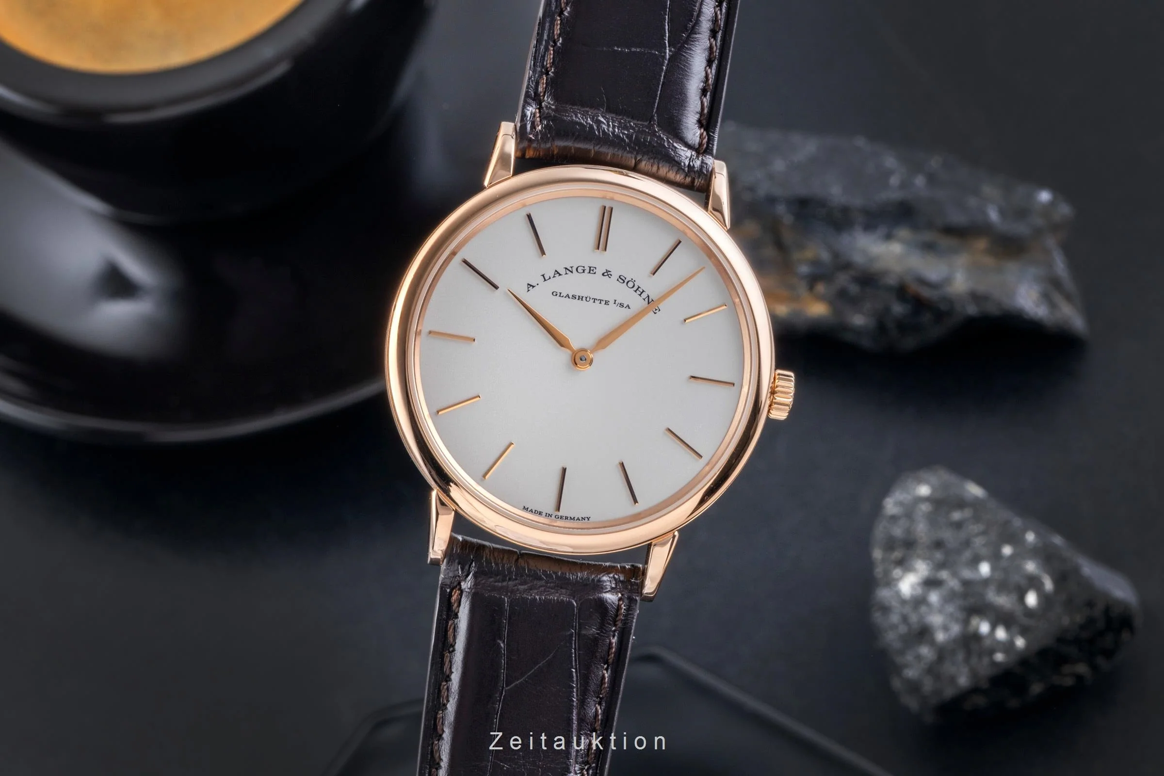 A. Lange & Söhne Saxonia 18 ct red gold manual winding men's watch 201.033  [2504808] - Image 2