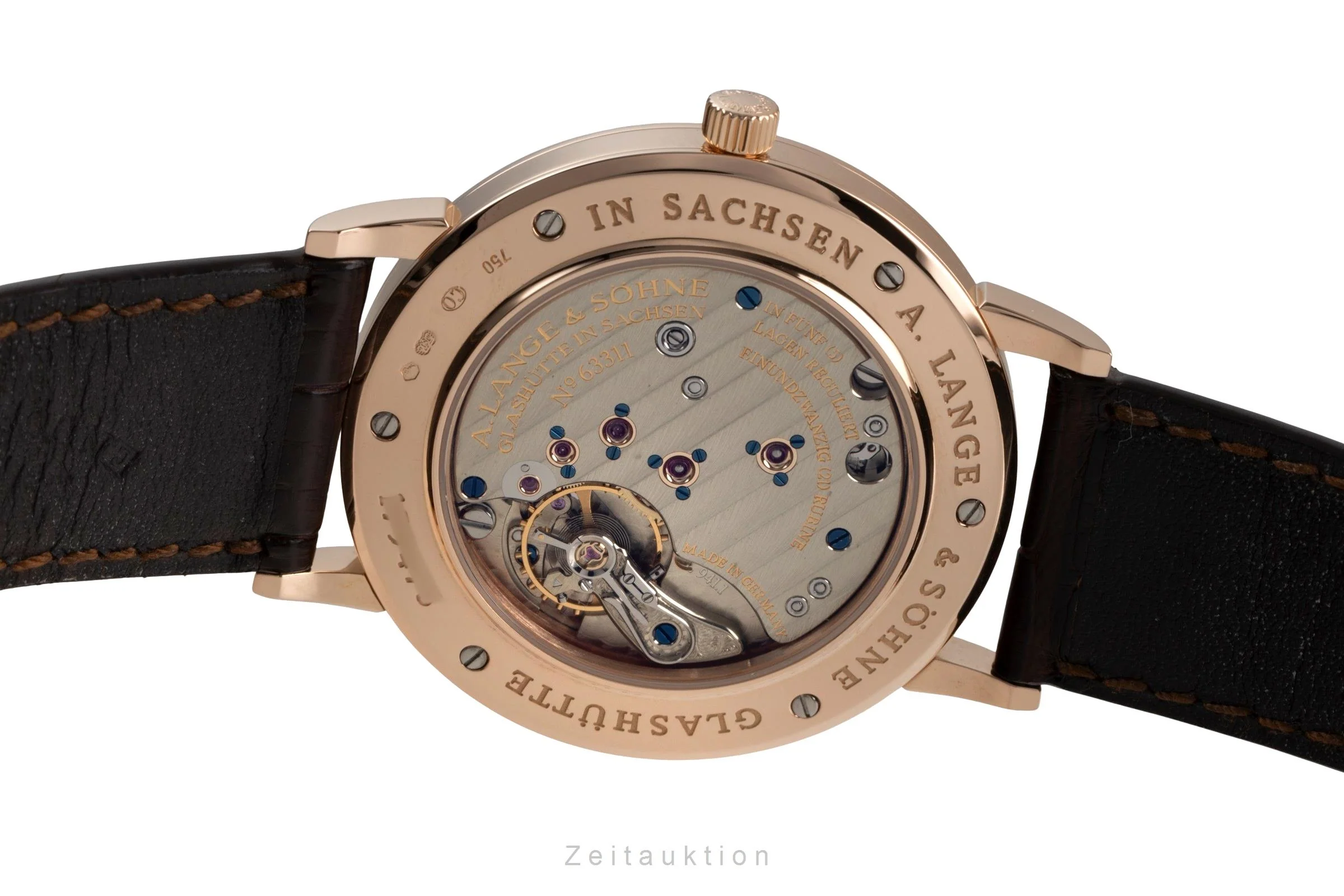 A. Lange & Söhne Saxonia 18 ct red gold manual winding men's watch 216.032  [2500719] - Image 12