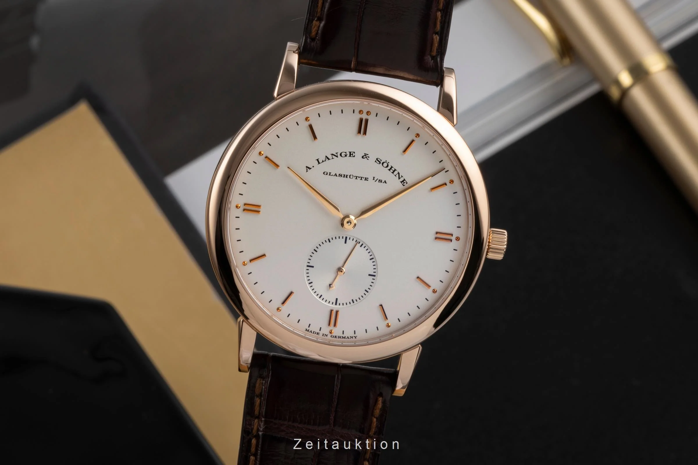 A. Lange & Söhne Saxonia 18 ct red gold manual winding men's watch 216.032  [2500719] - Image 2