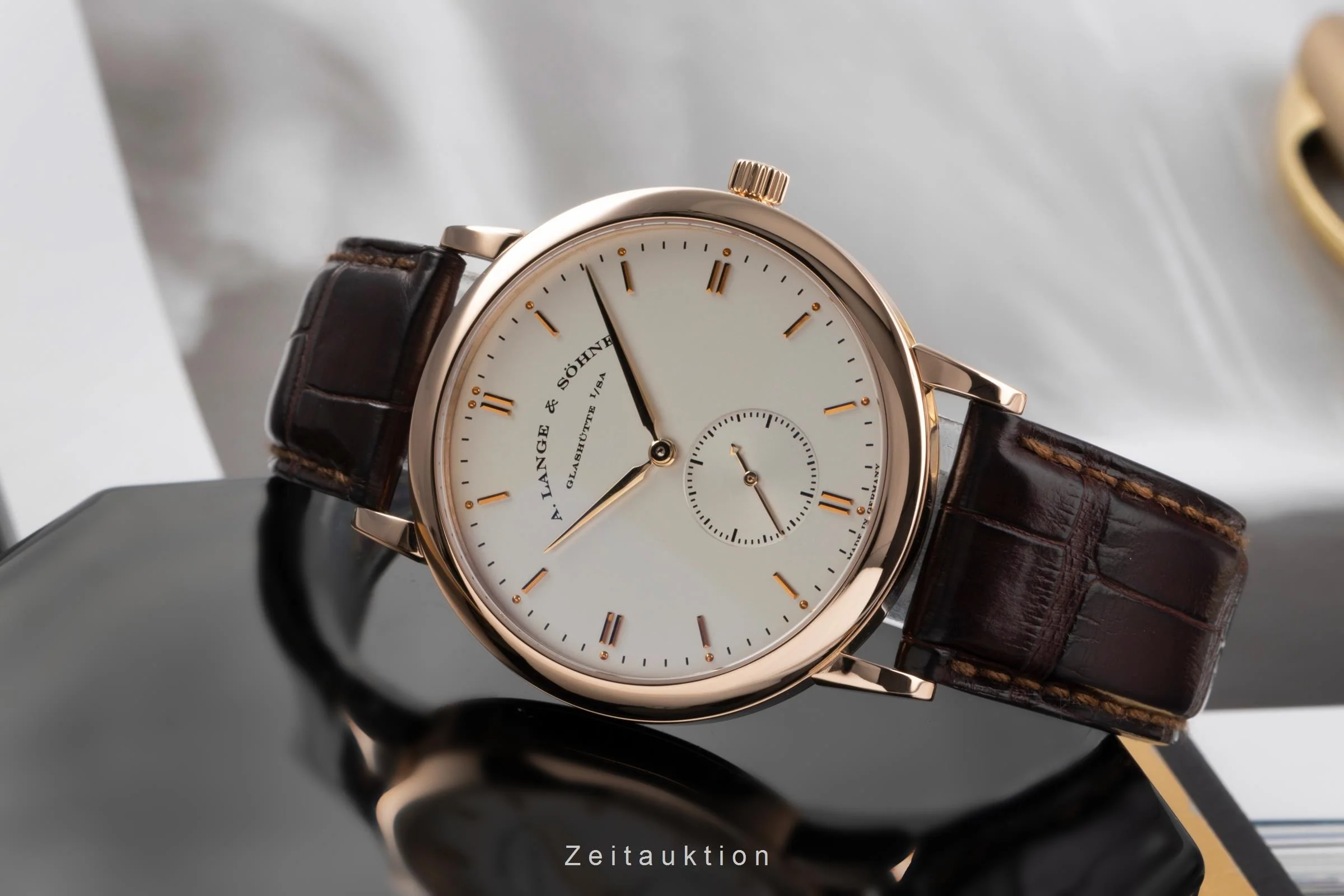 A. Lange & Söhne Saxonia 18 ct red gold manual winding men's watch 216.032  [2500719] - Image 3