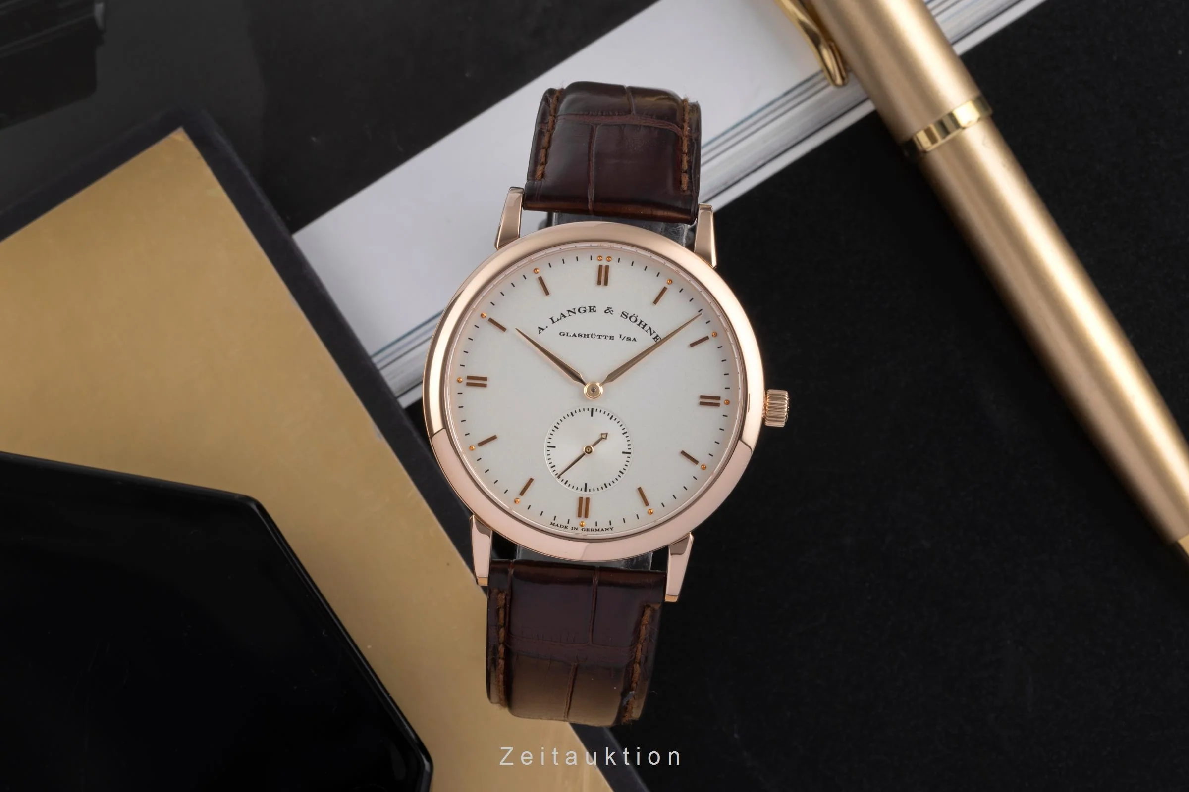 A. Lange & Söhne Saxonia 18 ct red gold manual winding men's watch 216.032  [2500719] - Image 4