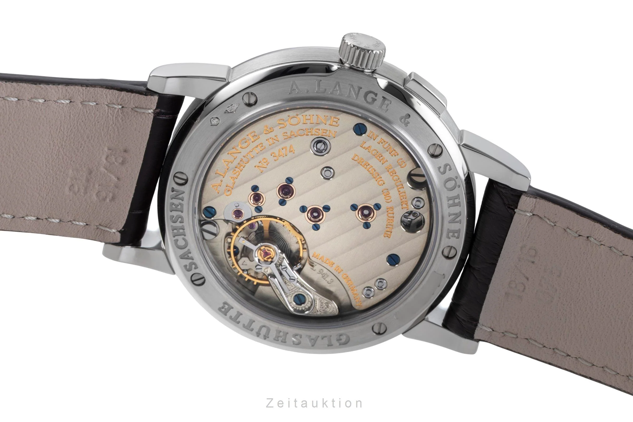 A. Lange & Söhne Saxonia platinium manual winding unisex 105.025  [2506602] - Image 12