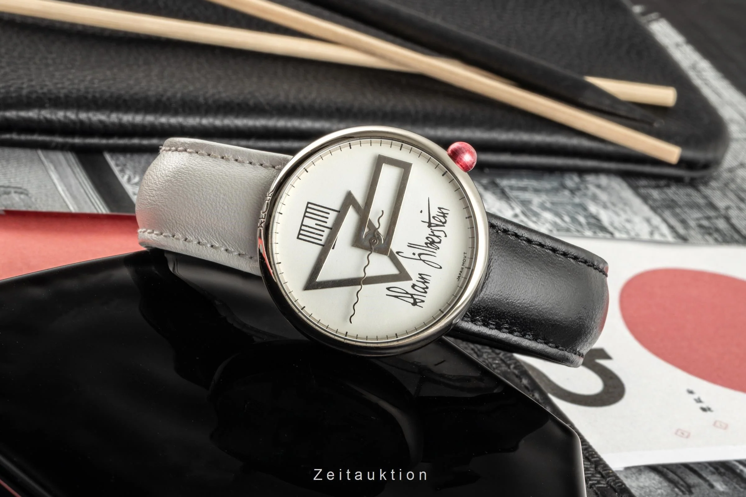 Alain Silberstein Klok chrome quartz men's watch  [2400262] - Image 2