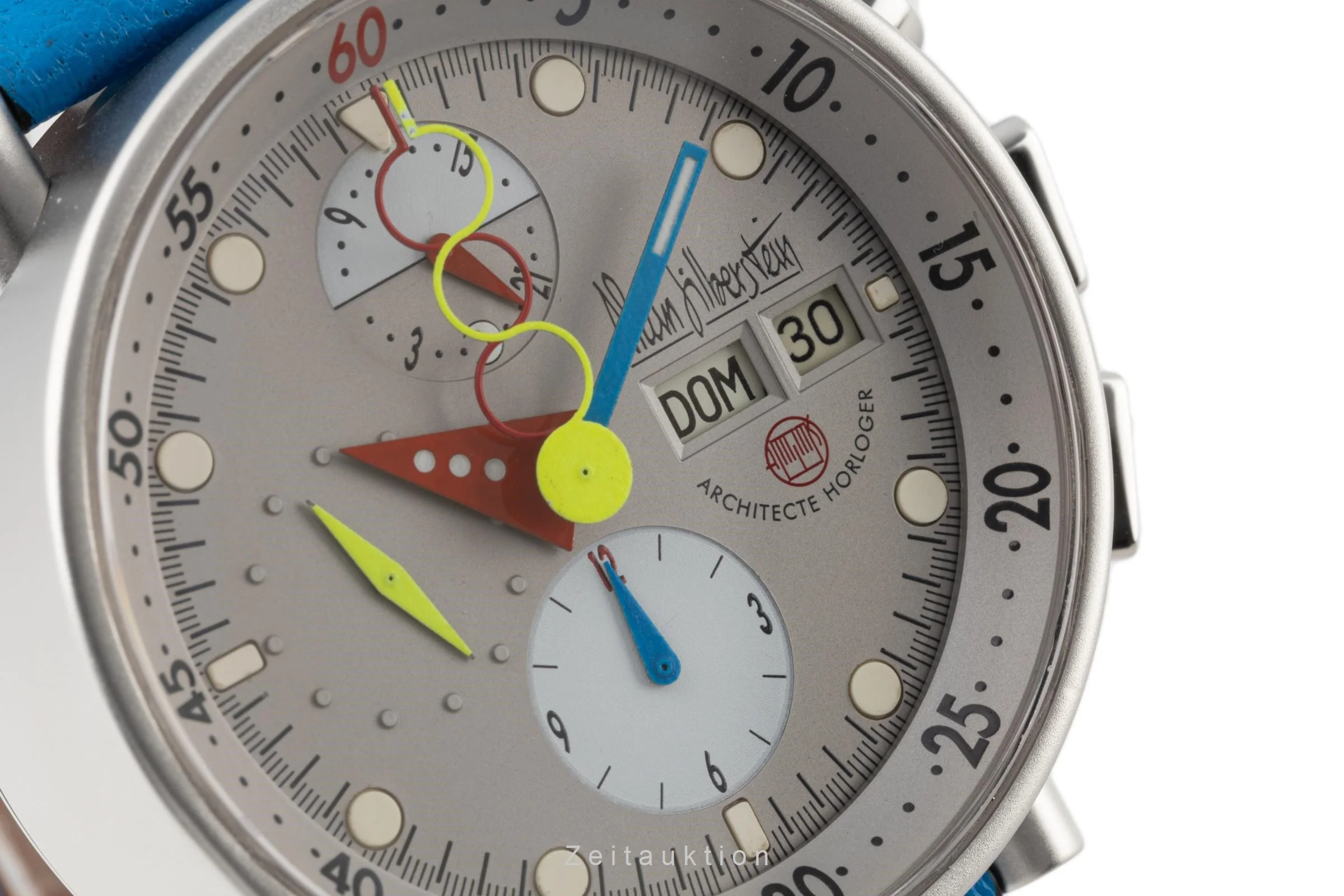 Alain Silberstein Krono Bauhaus chronograph steel automatic men's watch Limited  [2304286] - Image 13