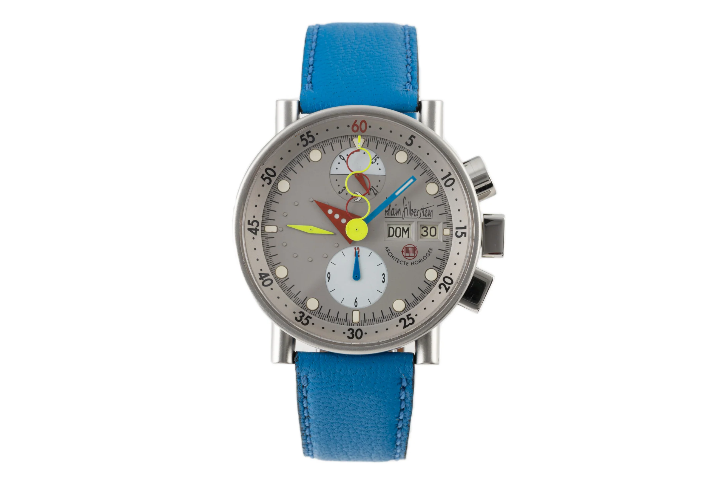 Alain Silberstein Krono Bauhaus chronograph steel automatic men's watch Limited  [2304286] - Image 4