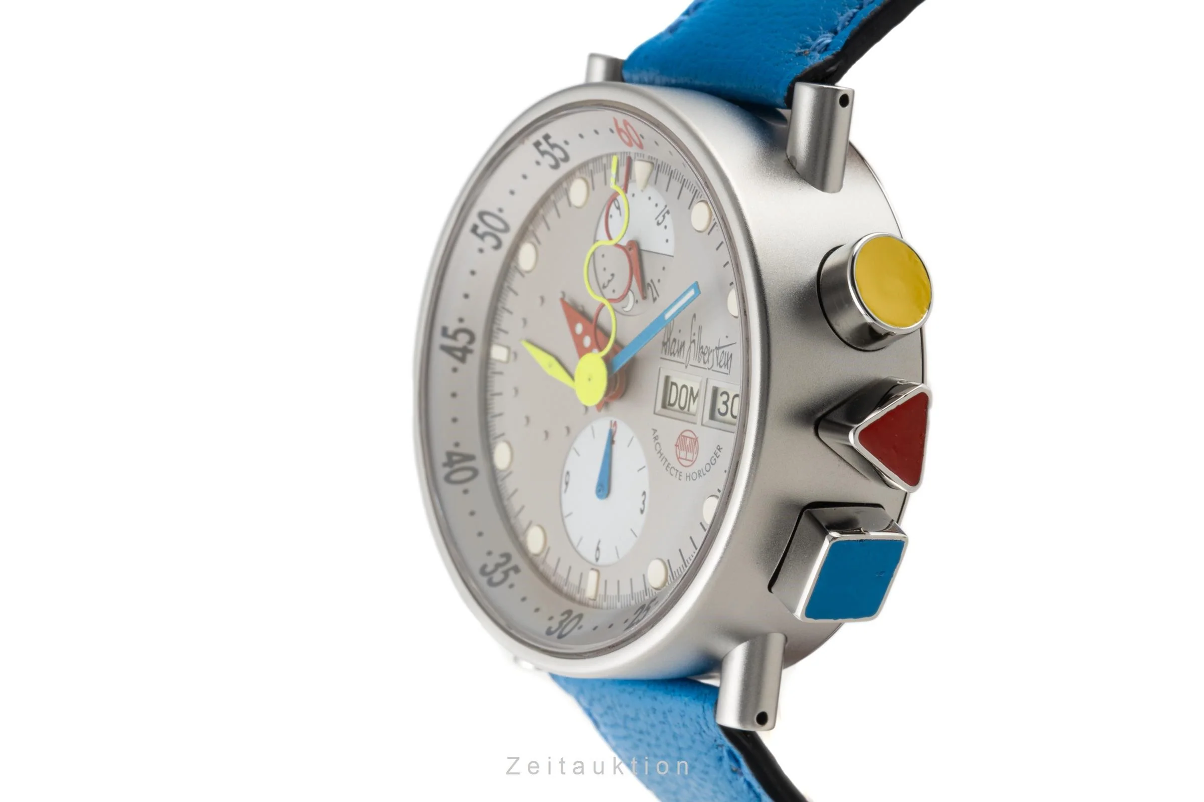 Alain Silberstein Krono Bauhaus chronograph steel automatic men's watch Limited  [2304286] - Image 6