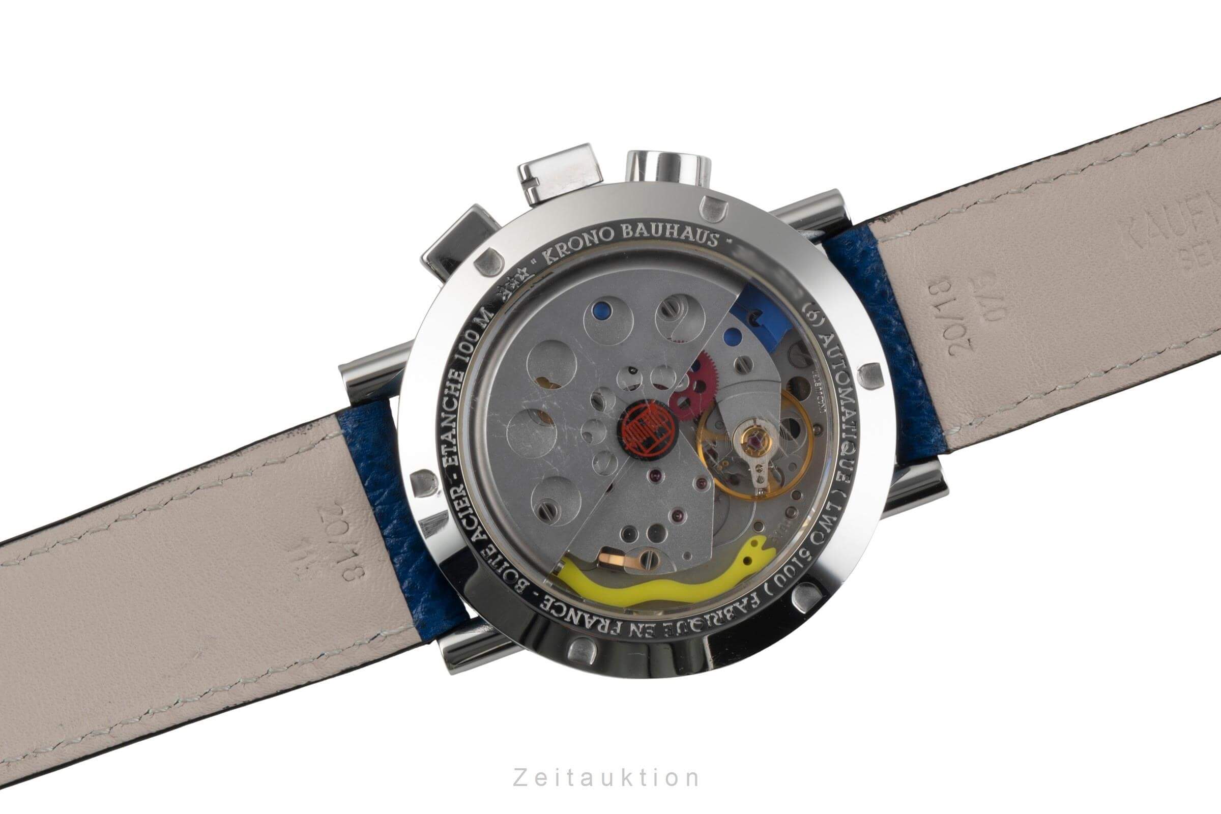 Alain Silberstein Krono Bauhaus chronograph Steel / rubber automatic men's watch Krono Bauhaus  LP: 5600EUR Limited  [2405276] - Image 10