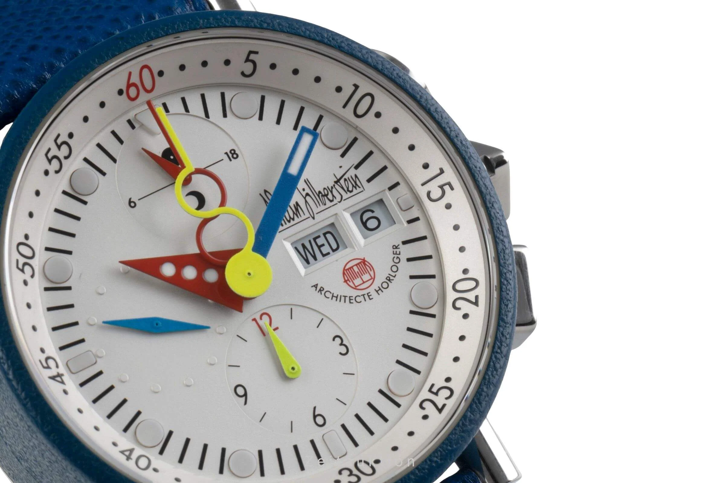 Alain Silberstein Krono Bauhaus chronograph Steel / rubber automatic men's watch Krono Bauhaus  LP: 5600EUR Limited  [2405276] - Image 13
