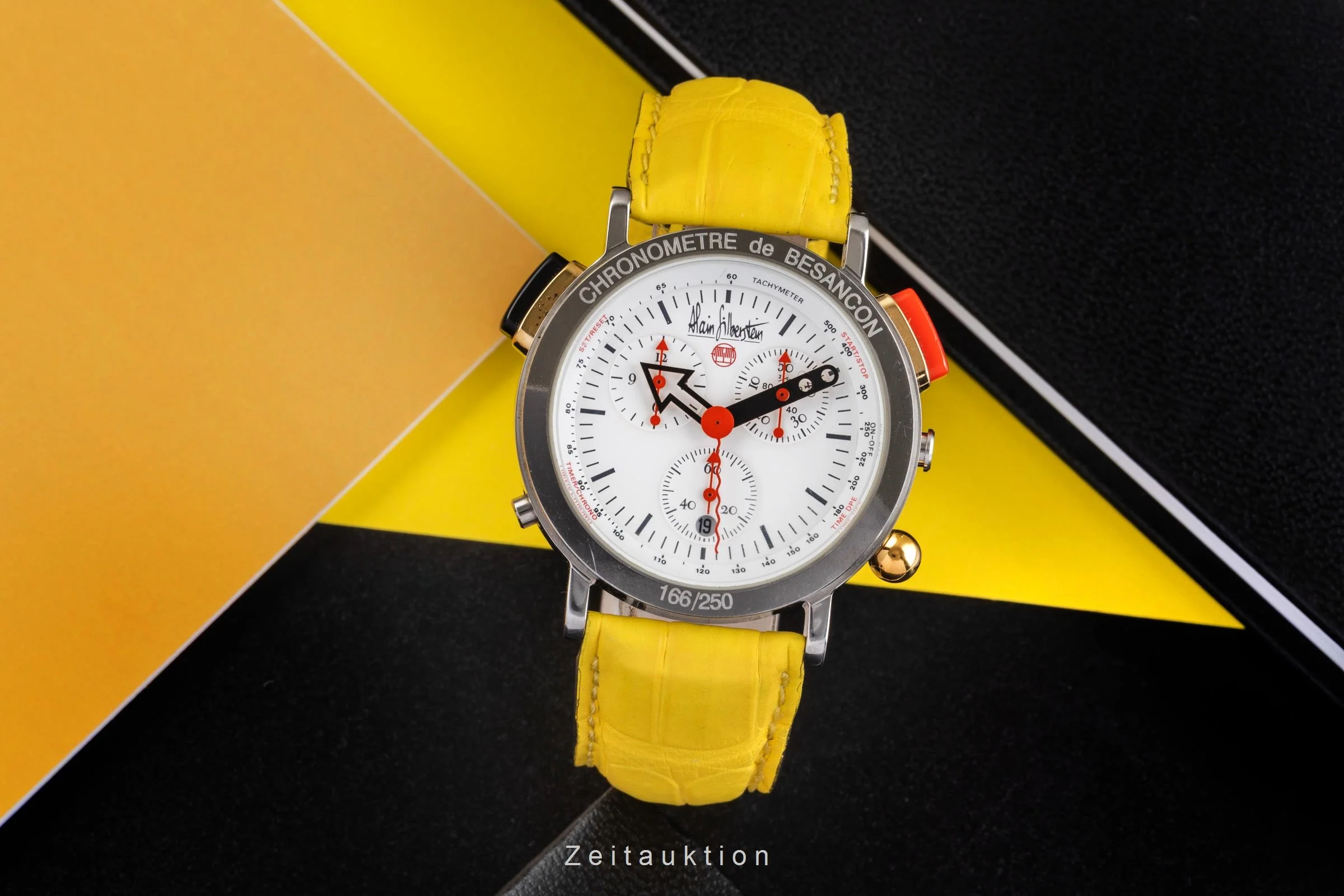 Alain Silberstein Kronoalarm chronograph steel quartz men's watch Limited  [2503585] - Image 4