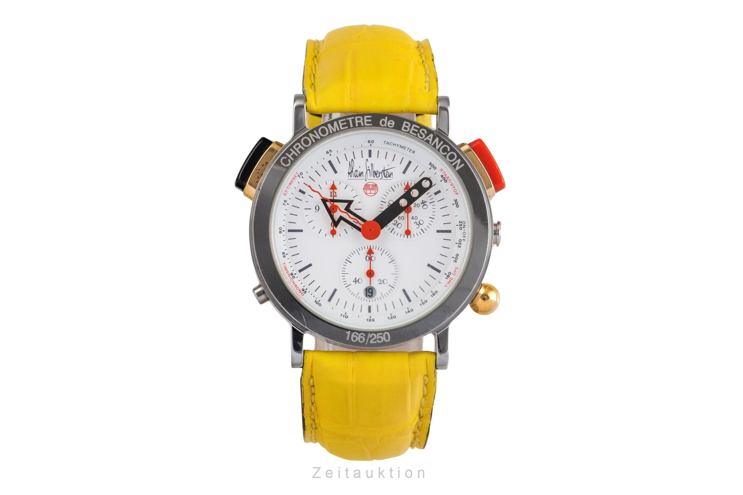 Alain Silberstein Kronoalarm chronograph steel quartz men's watch Limited  [2503585] - Image 5