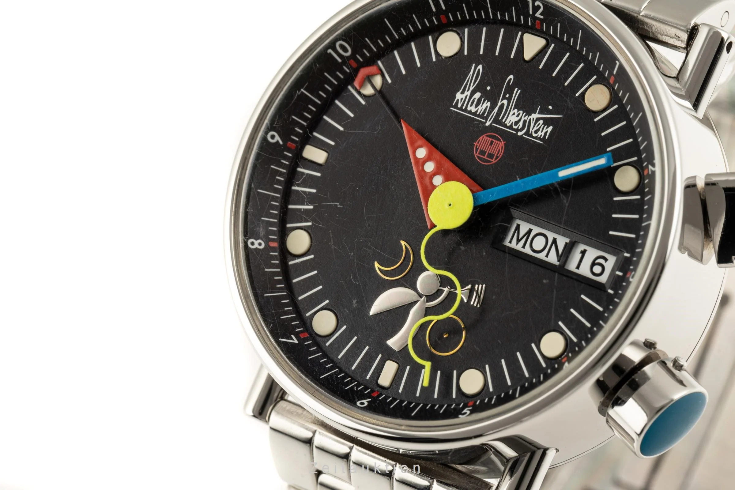 Alain Silberstein Le Reveil steel automatic men's watch Limited  [2206985] - Image 10