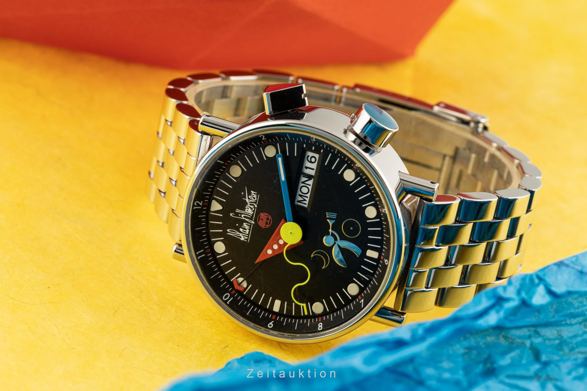 Alain Silberstein Le Reveil steel automatic men's watch Limited  [2206985] - Image 2