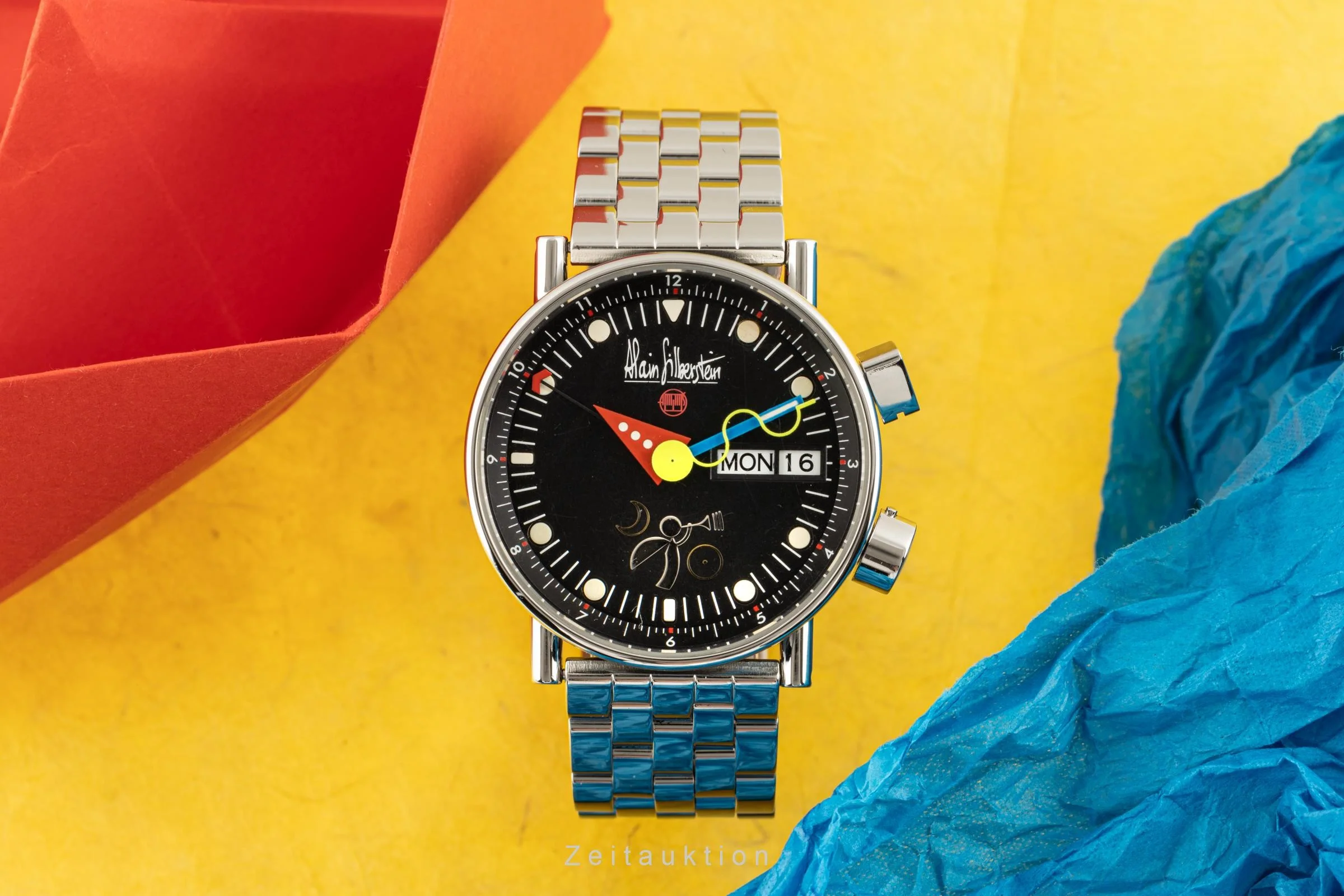 Alain Silberstein Le Reveil steel automatic men's watch Limited  [2206985] - Image 3