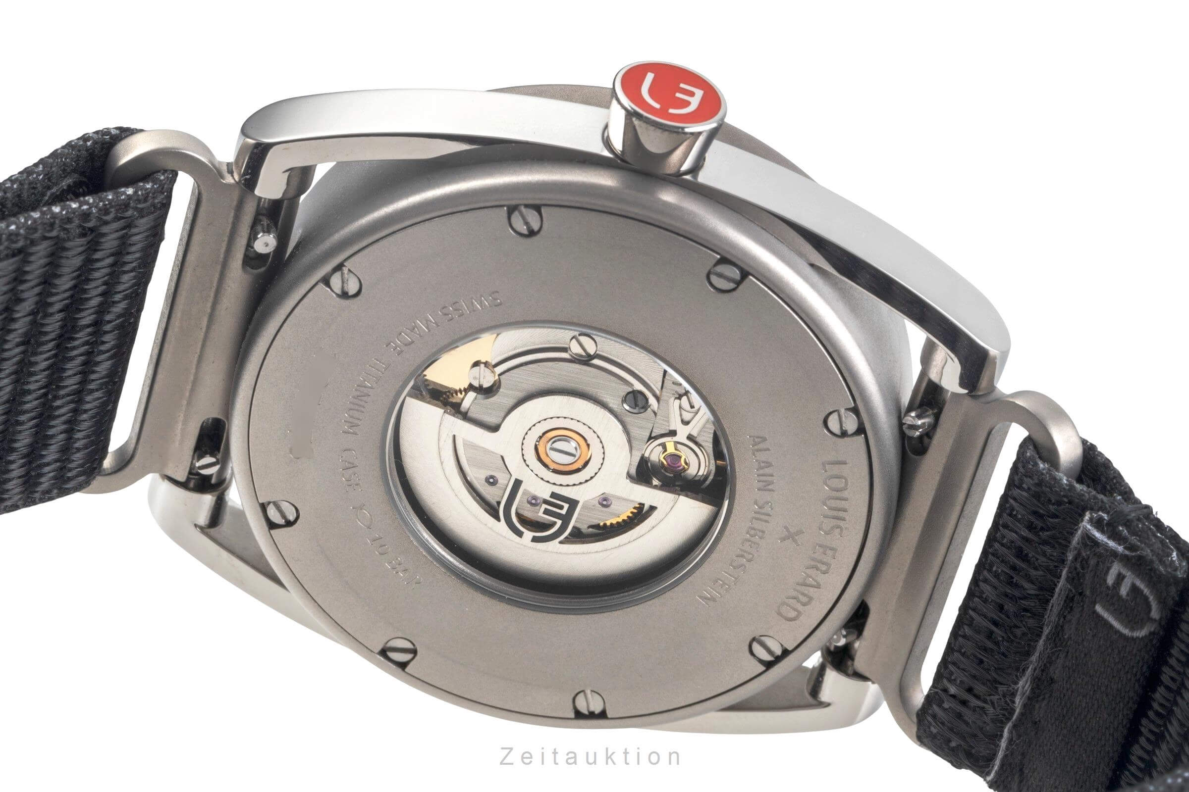 Alain Silberstein Louis Erard titanium automatic men's watch 75357TT15.BTT82 Limited  [2402347] - Image 10