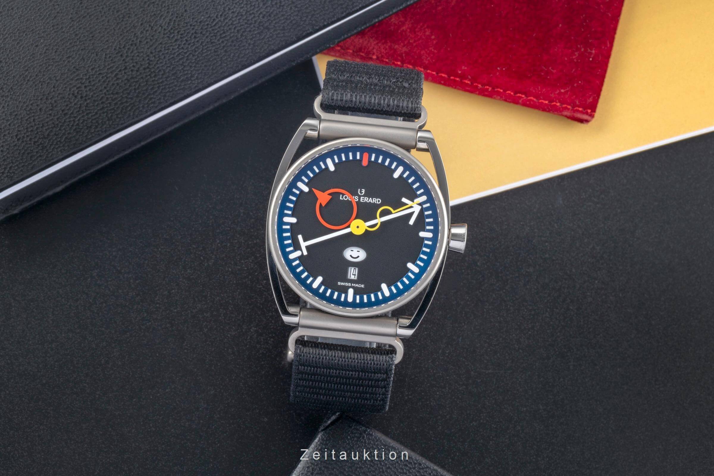 Alain Silberstein Louis Erard titanium automatic men's watch 75357TT15.BTT82 Limited  [2402347] - Image 3