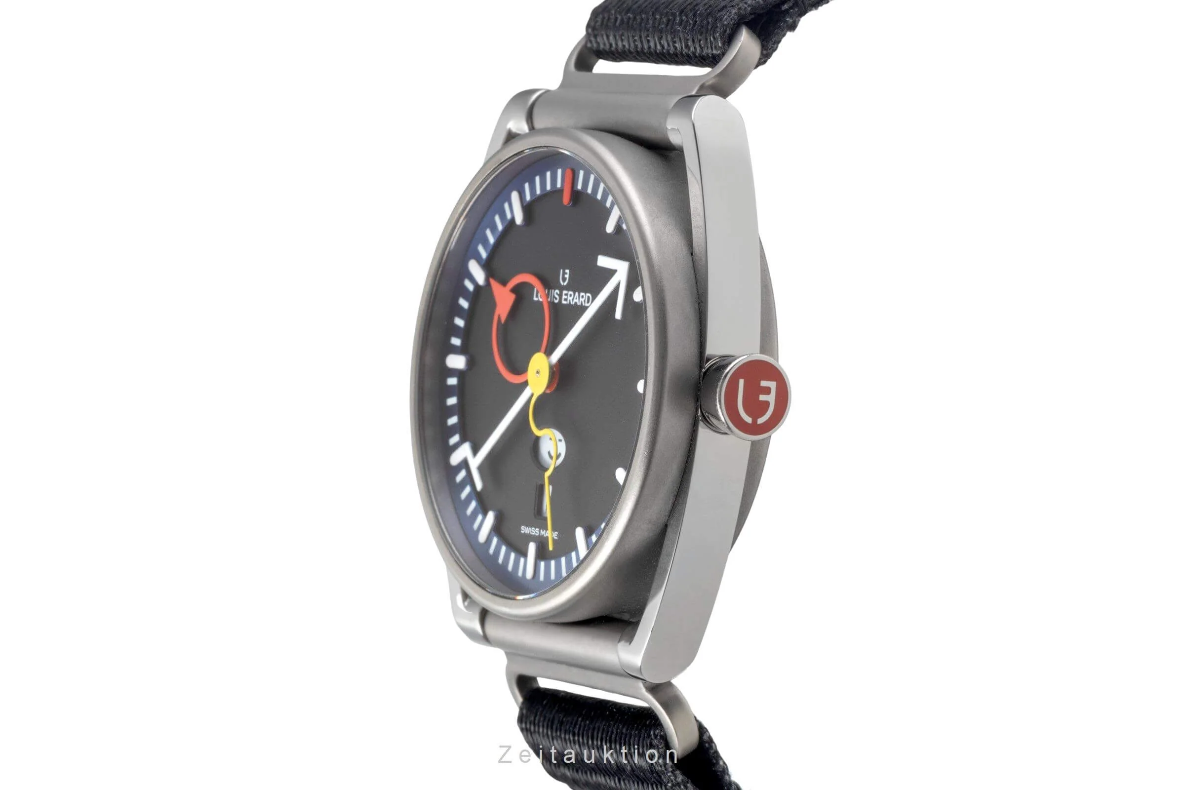 Alain Silberstein Louis Erard titanium automatic men's watch 75357TT15.BTT82 Limited  [2402347] - Image 6