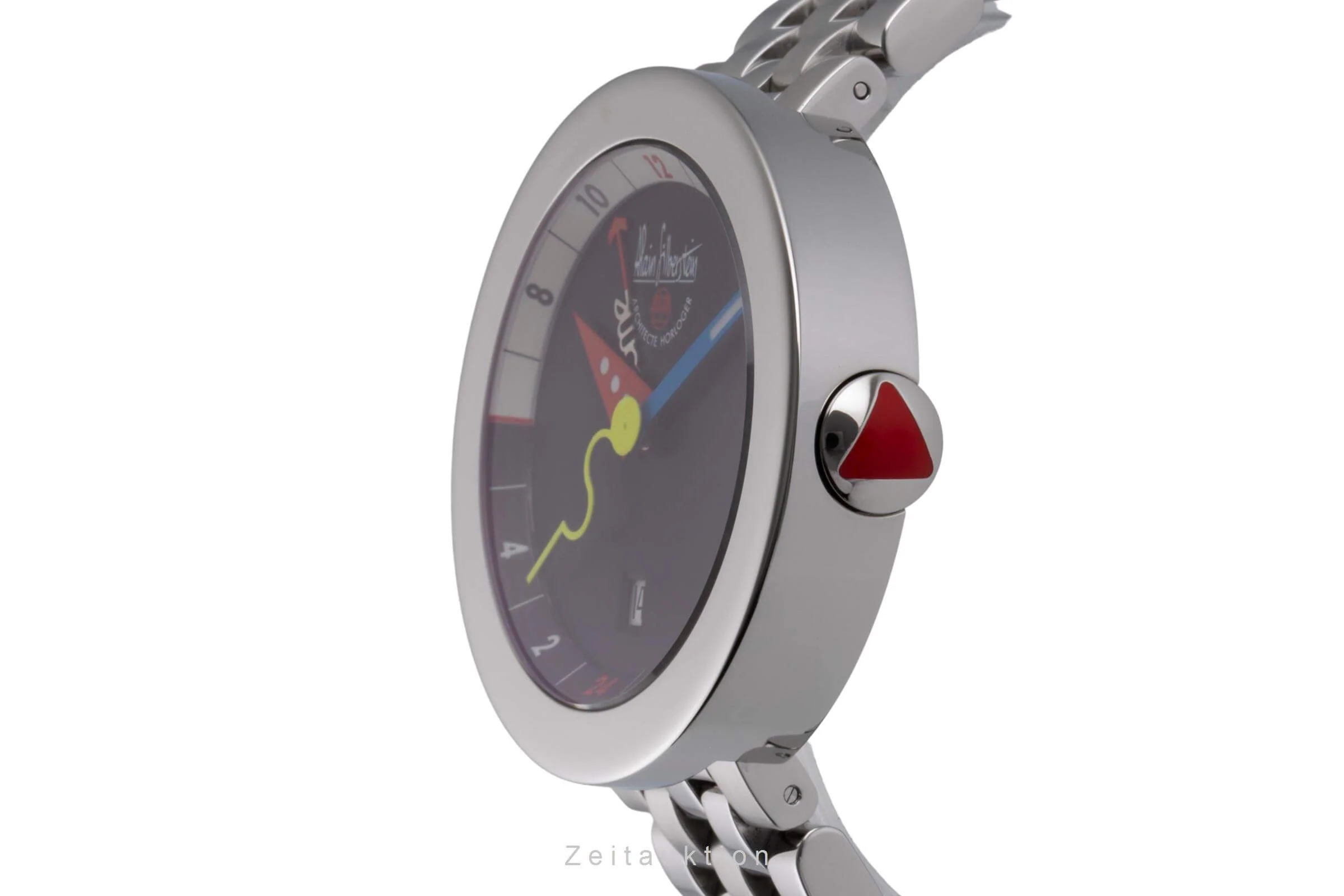Alain Silberstein Rondo GMT steel automatic men's watch OG11  [2403991] - Image 6