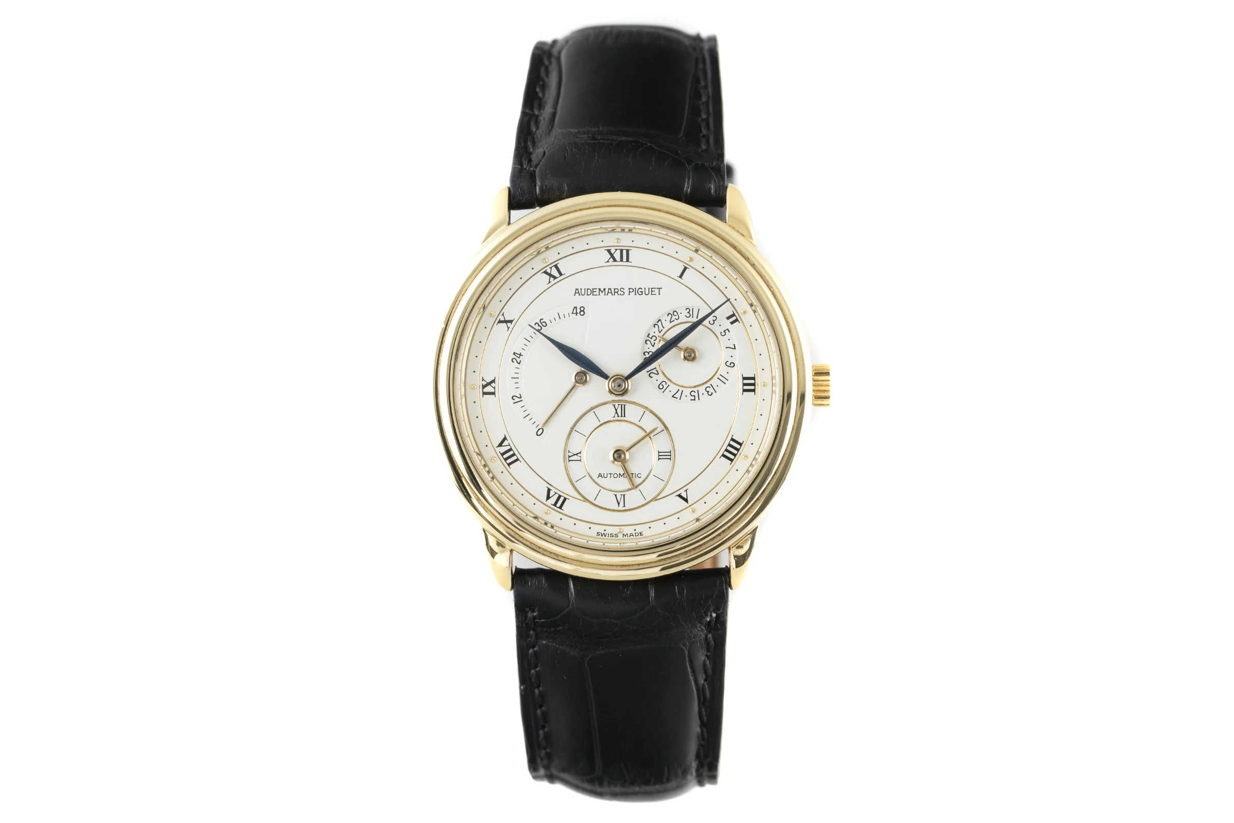 Audemars Piguet Dual Time 18 ct gold automatic men's watch BA.25685/002  [2109841] - Image 4