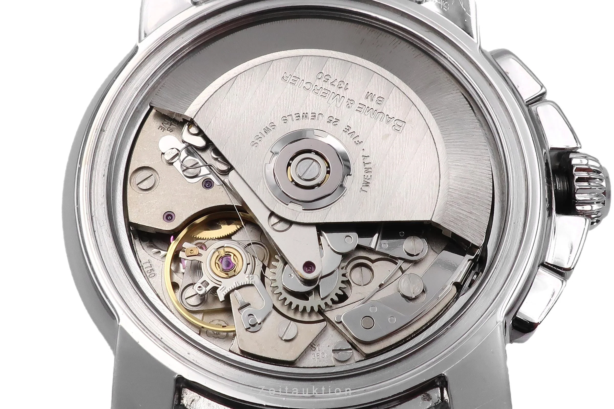 Baume & Mercier Capeland chronograph steel automatic men's watch 65352  [2303884] - Image 13