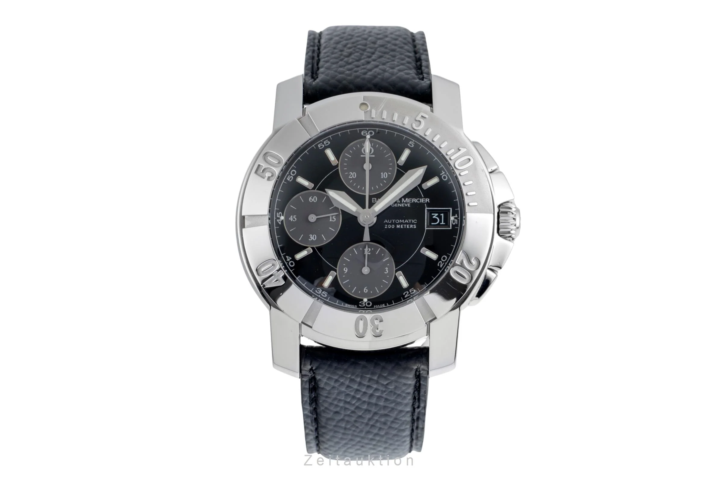 Baume & Mercier Capeland chronograph steel automatic men's watch 65352  [2502656] - Image 5