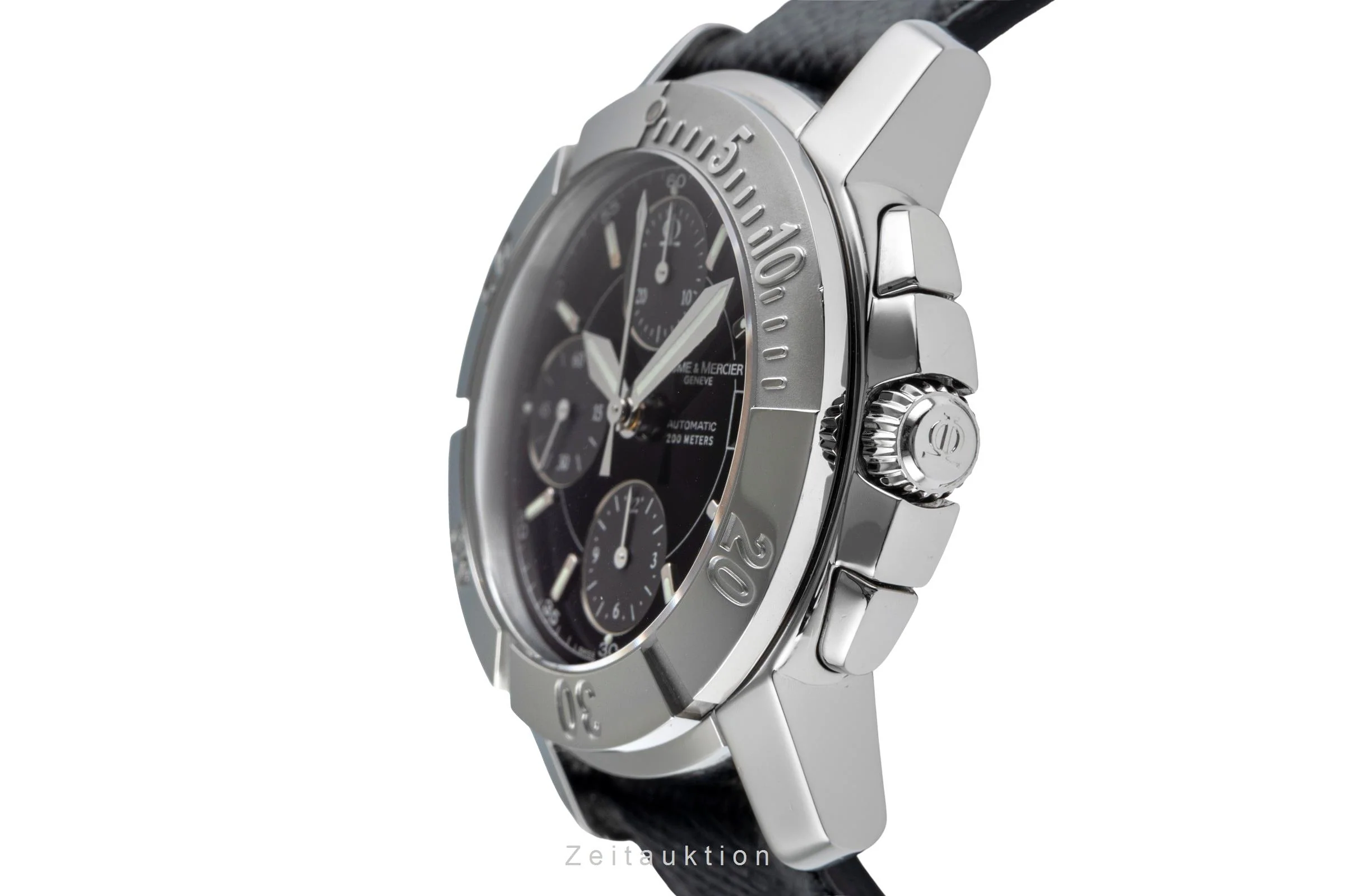 Baume & Mercier Capeland chronograph steel automatic men's watch 65352  [2502656] - Image 7