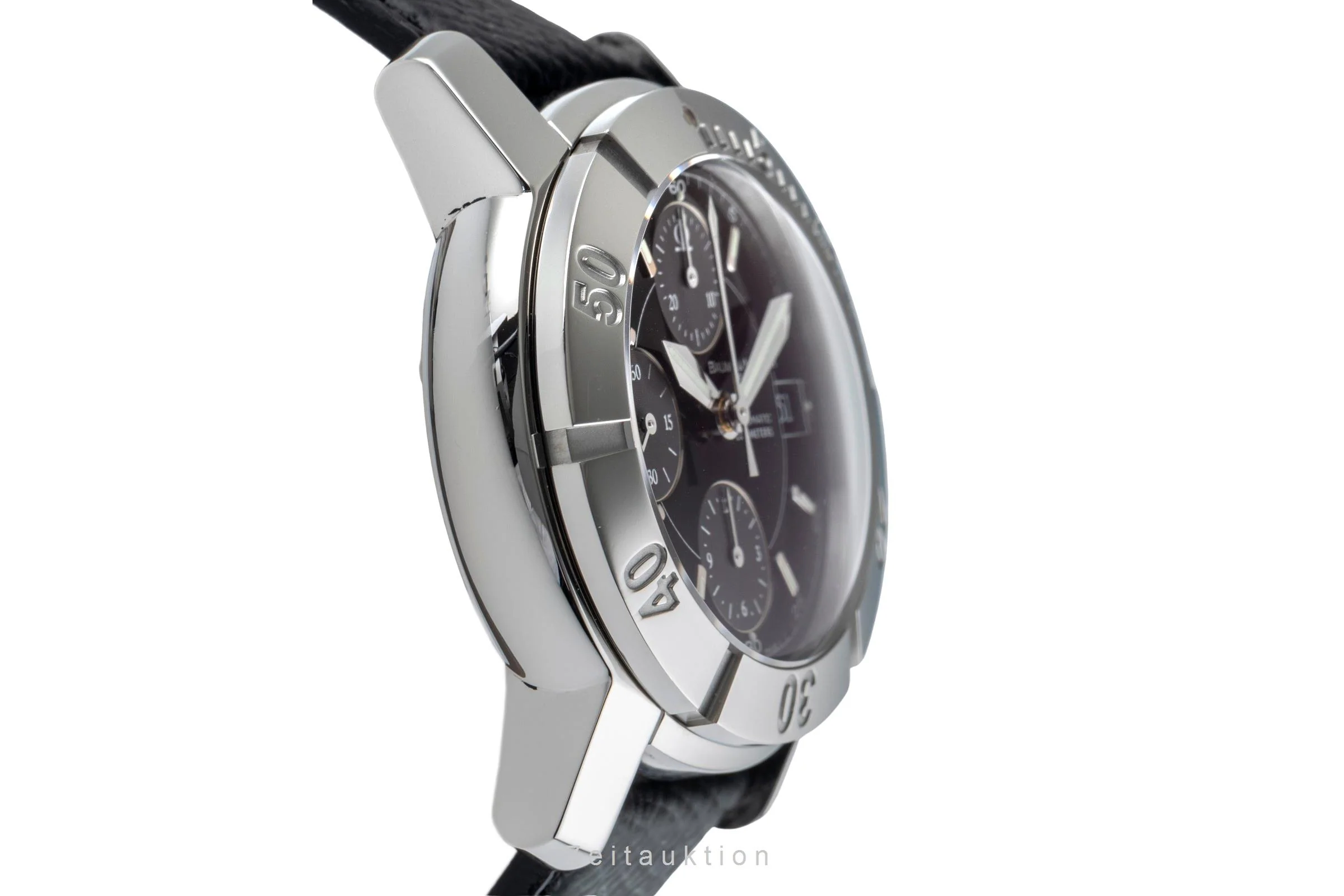 Baume & Mercier Capeland chronograph steel automatic men's watch 65352  [2502656] - Image 8