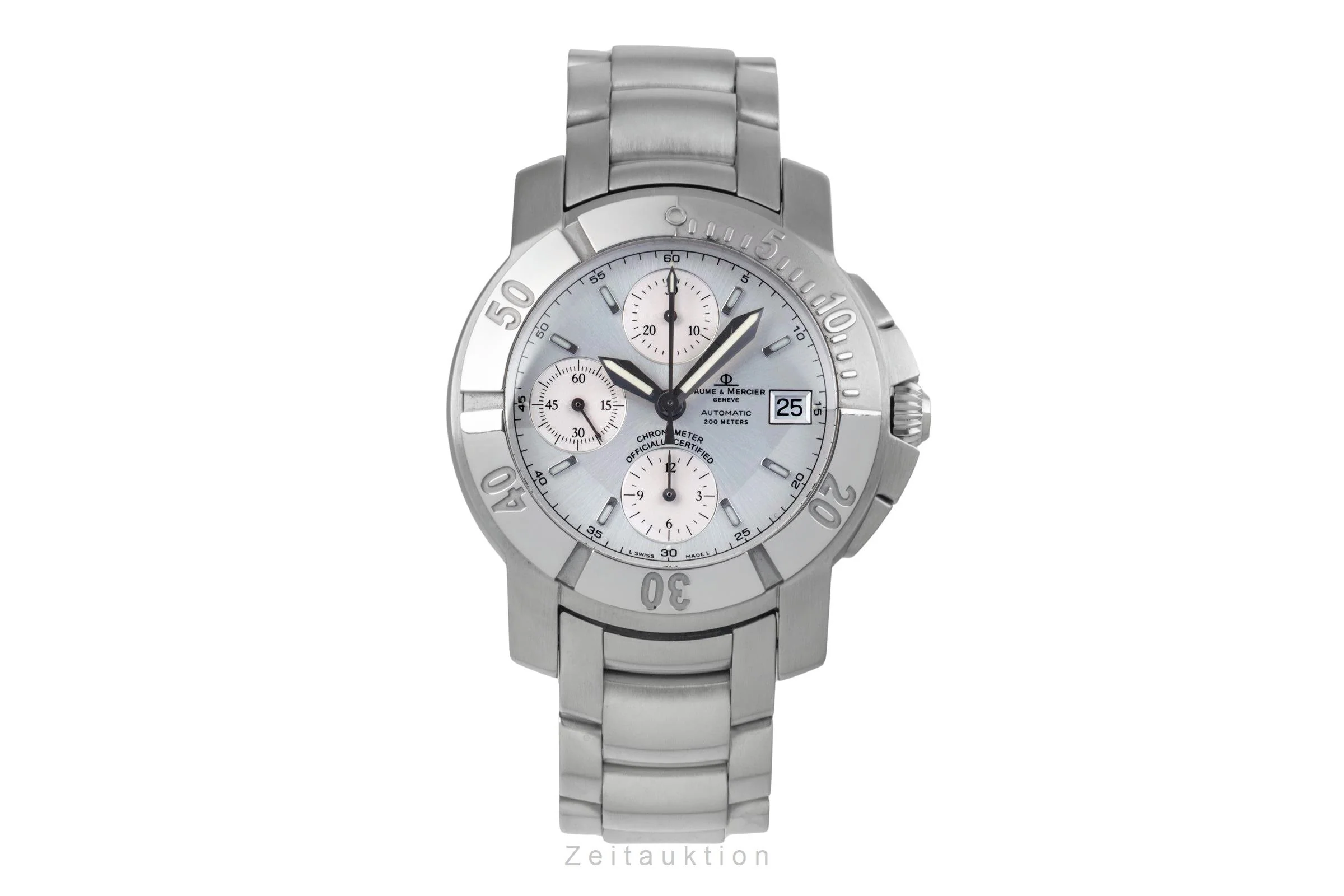Baume & Mercier Capeland chronograph steel automatic men's watch 65366  [2502935] - Image 5