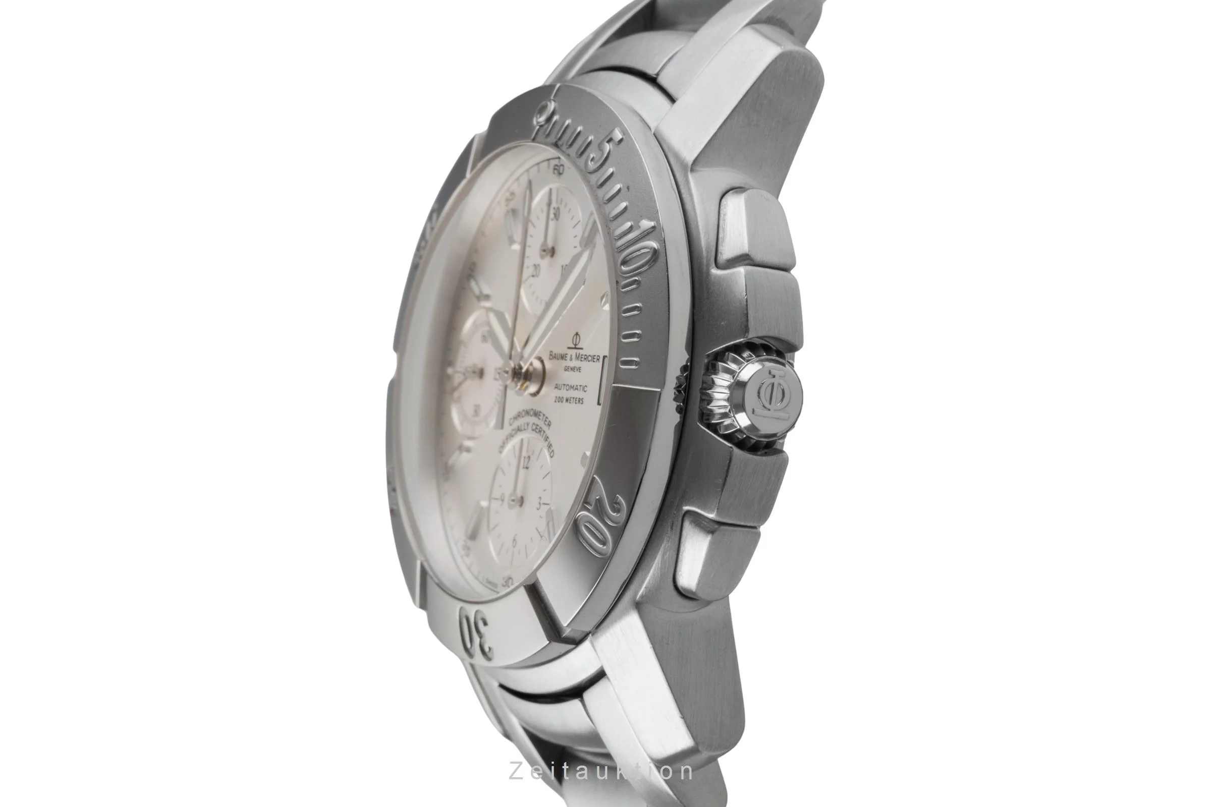 Baume & Mercier Capeland chronograph steel automatic men's watch 65366  [2502935] - Image 7