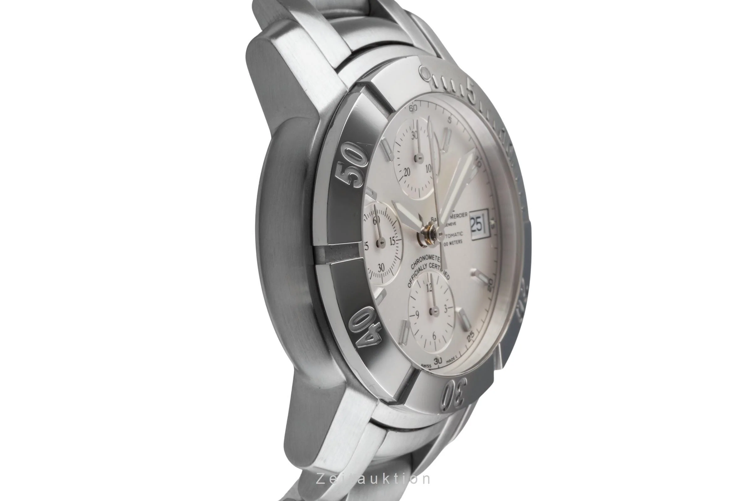 Baume & Mercier Capeland chronograph steel automatic men's watch 65366  [2502935] - Image 8