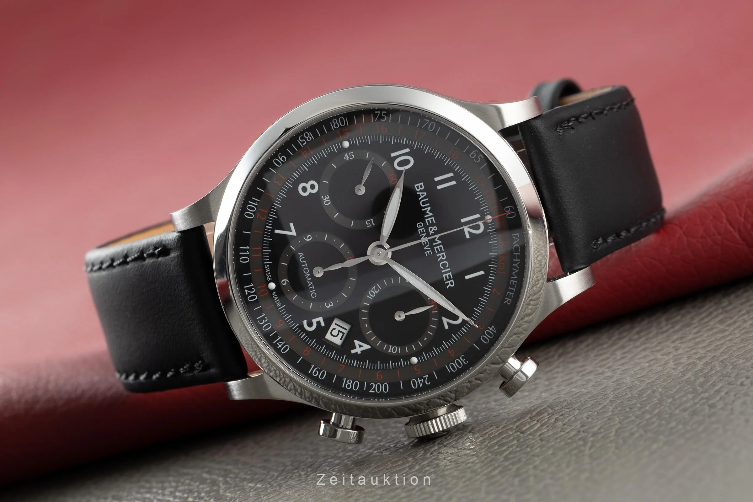 Baume & Mercier Capeland chronograph steel automatic men's watch 65687 LP: 4350EUR  [2110982] - Image 2
