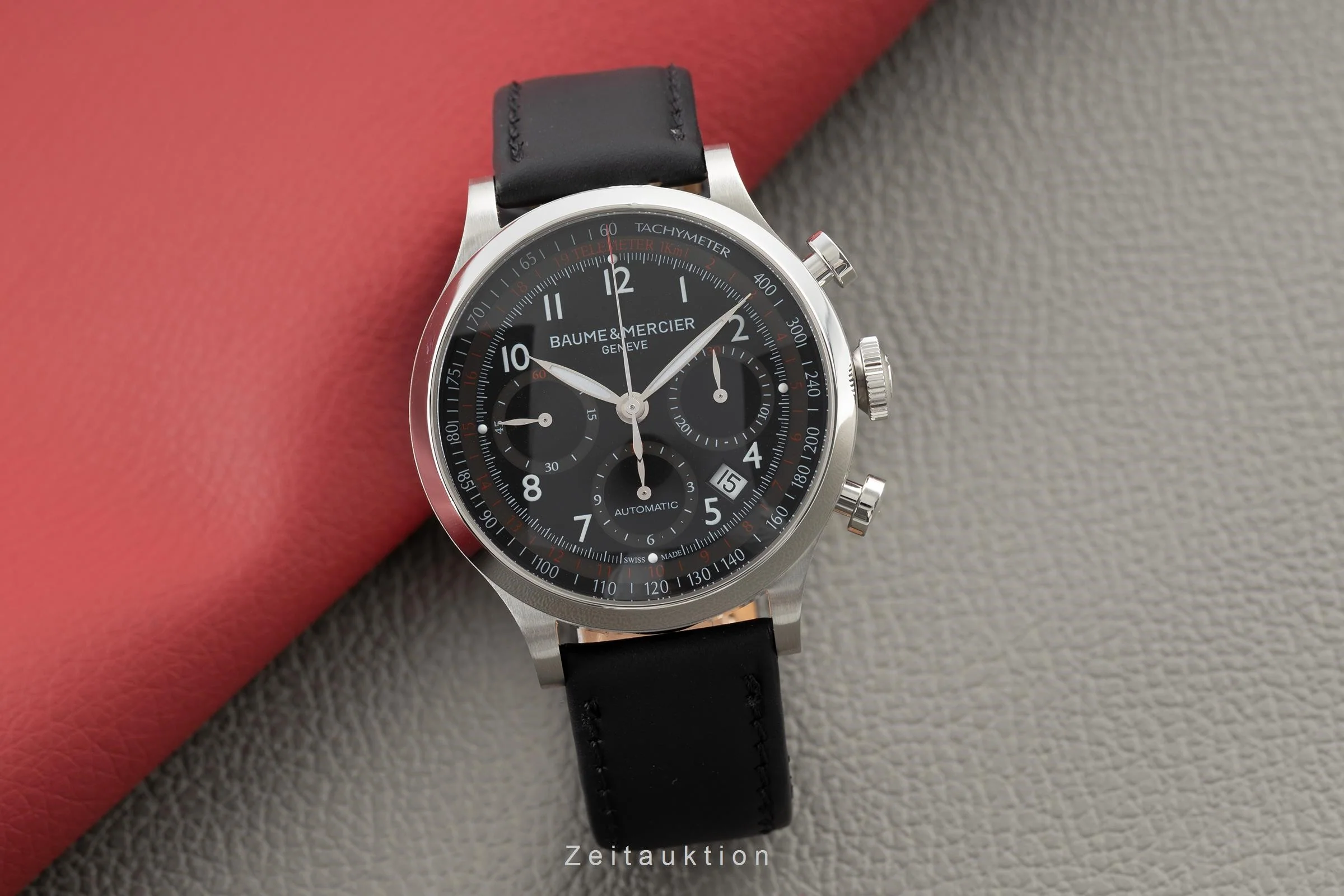 Baume & Mercier Capeland chronograph steel automatic men's watch 65687 LP: 4350EUR  [2110982] - Image 3