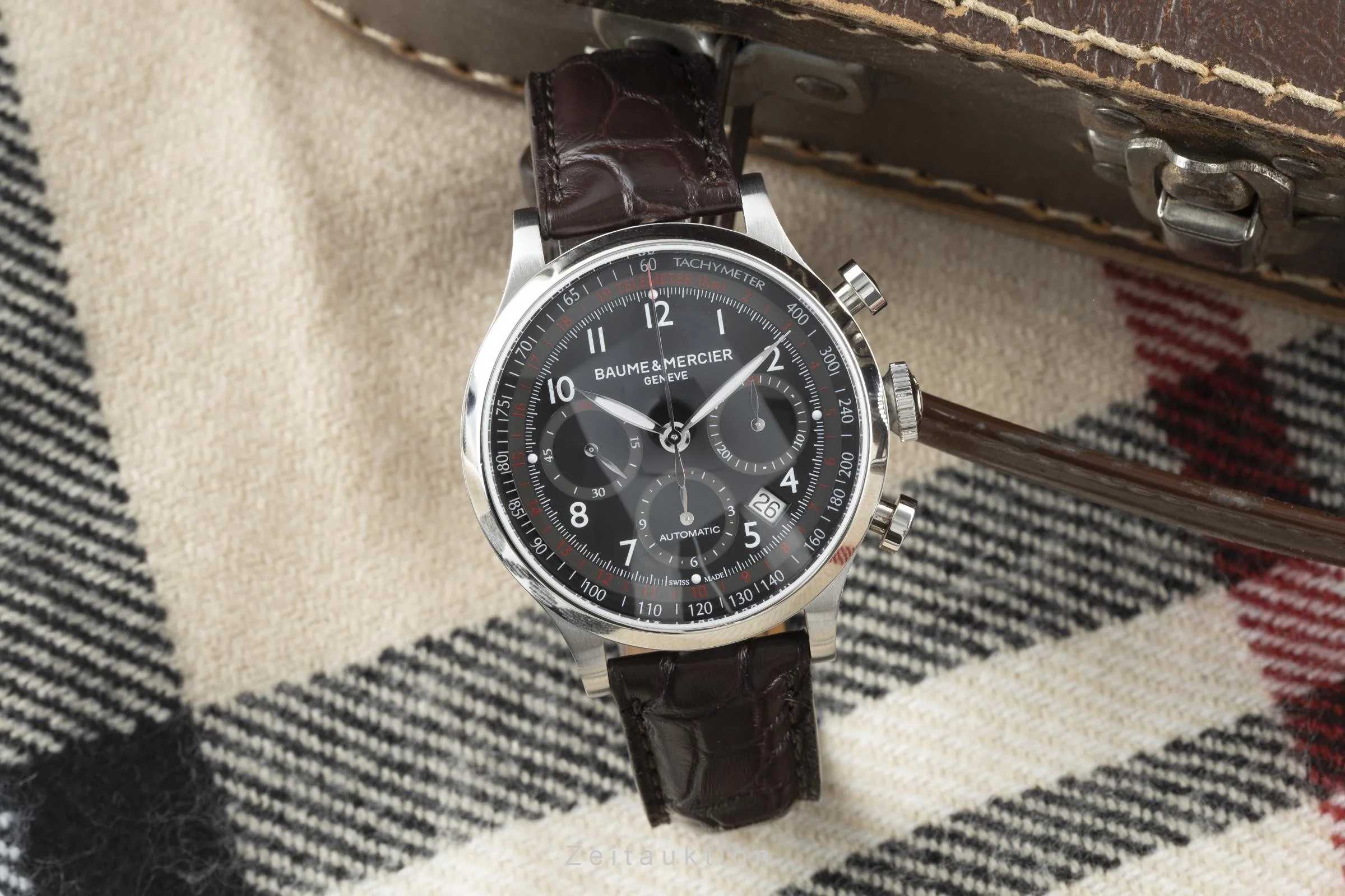 Baume & Mercier Capeland chronograph steel automatic men's watch 65687 LP: 4350EUR  [2201337] - Image 2